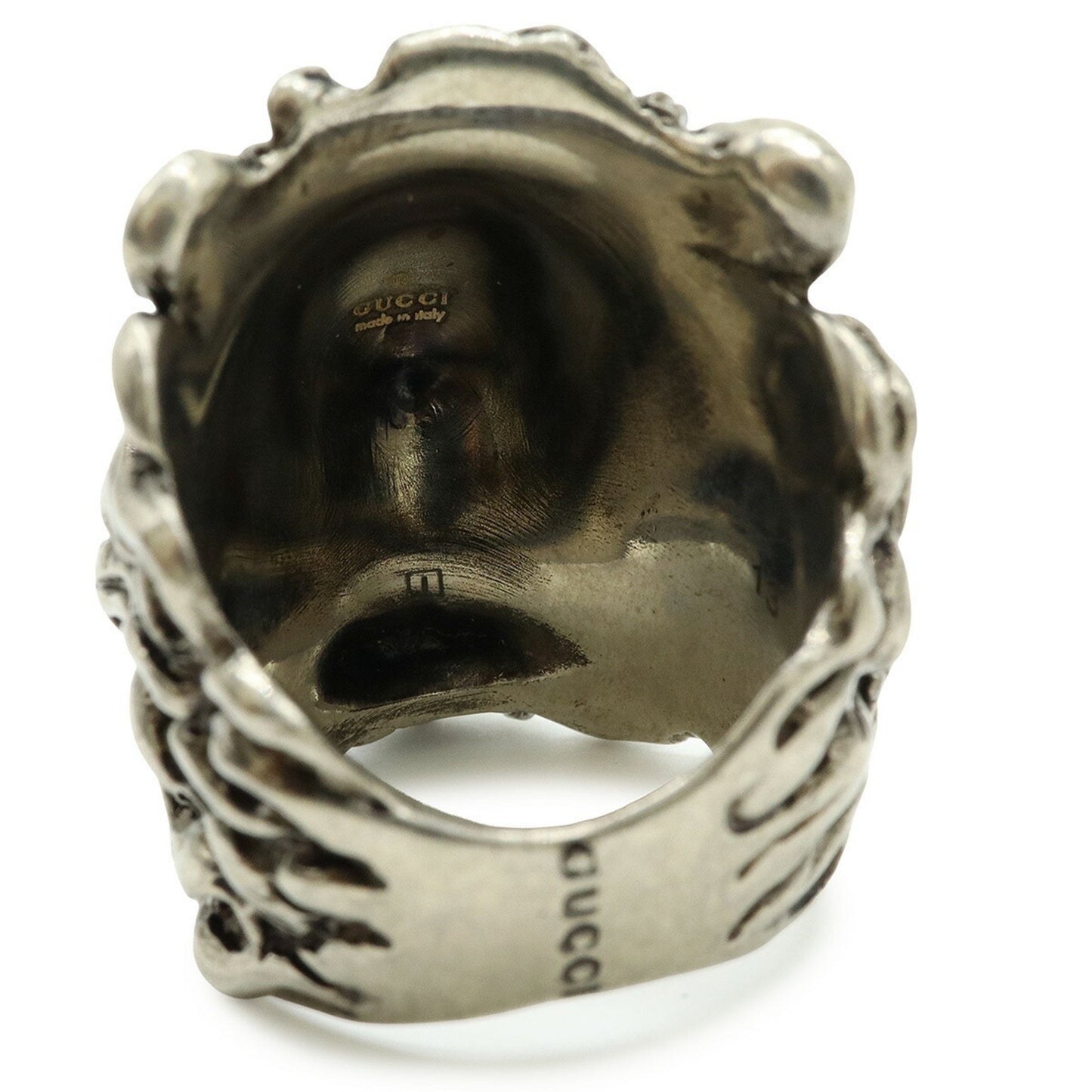 Gucci Silver Metal Band Ring ( )