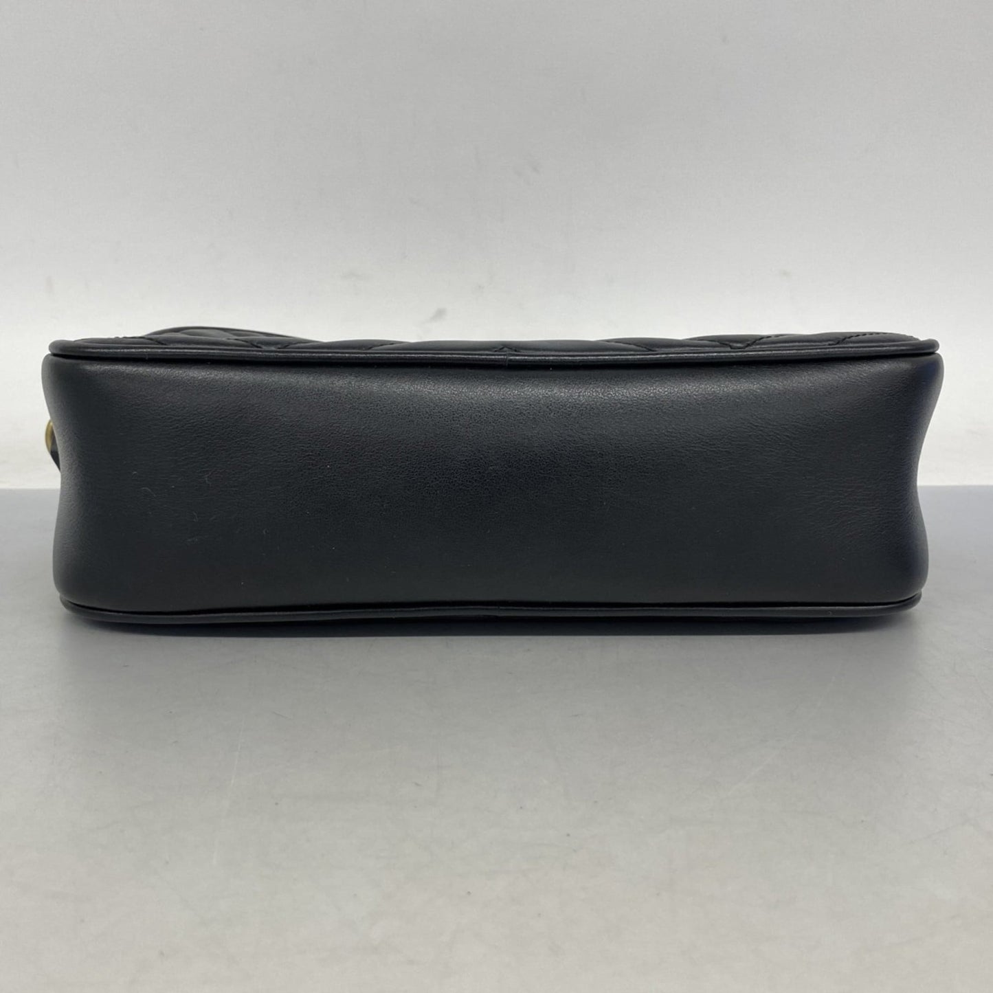 Gucci Black Leather Shoulder Bag ( )