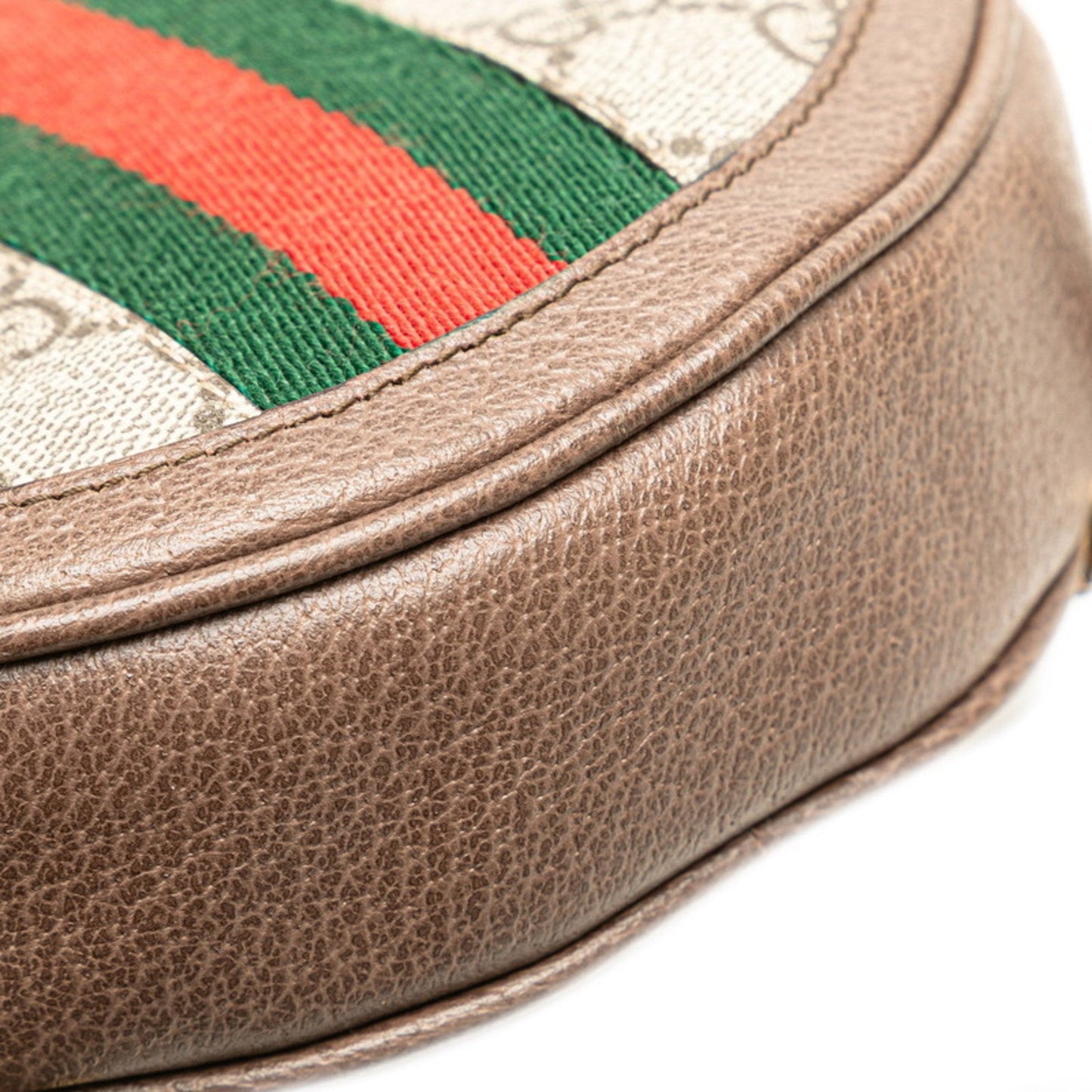 Gucci Beige Brown Pvc Leather Backpack ( )