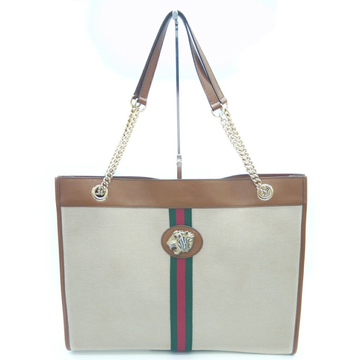 Gucci Beige Canvas Tote Bag