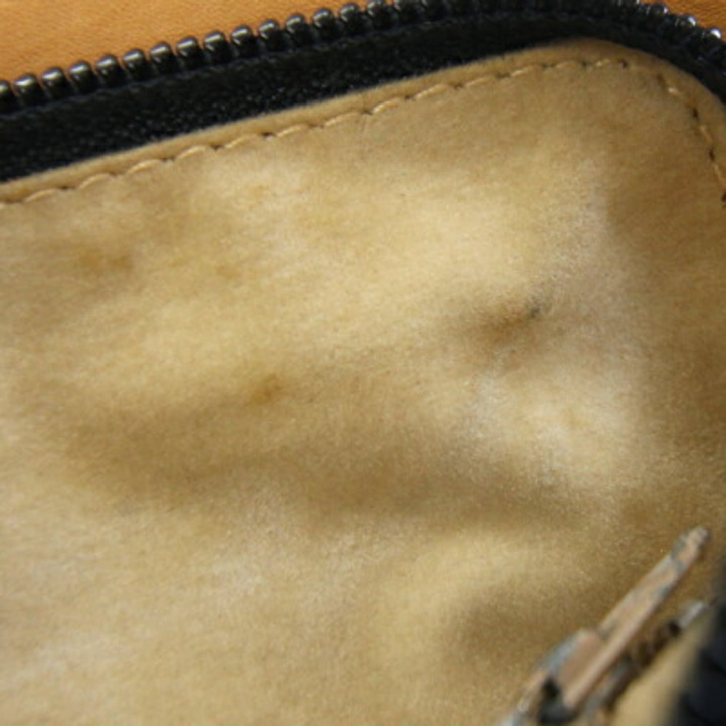 Gucci Black Light Brown Leather Pochette Shoulder Bag ( )