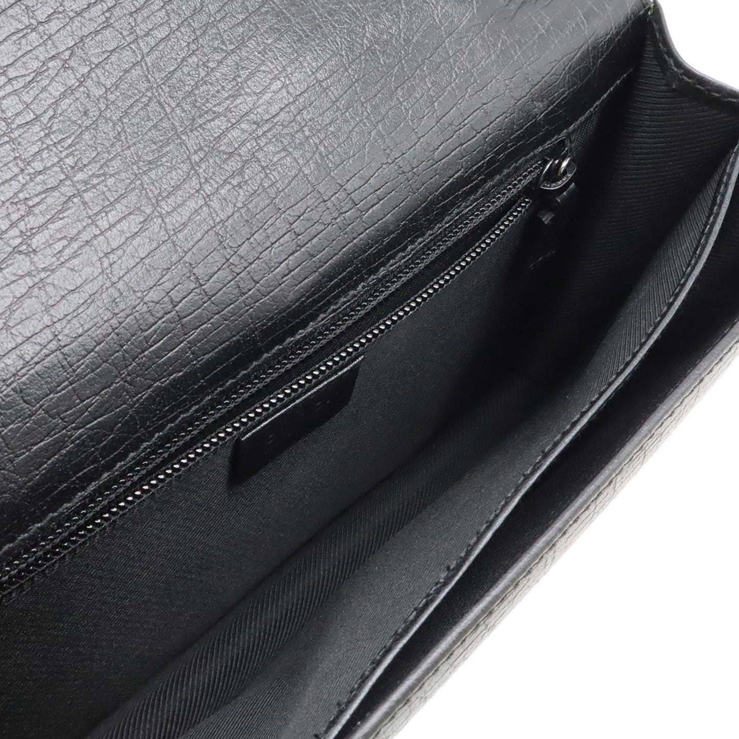 Gucci Black Leather Clutch Bag ( )