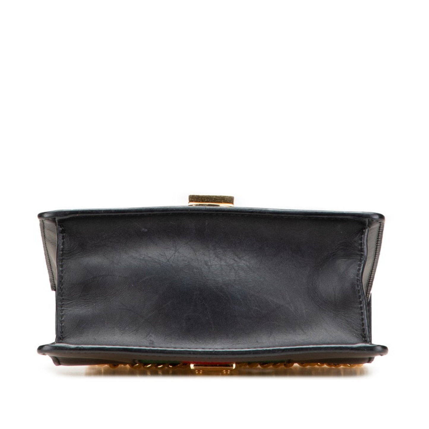 Gucci Black Leather Shoulder Bag ( )