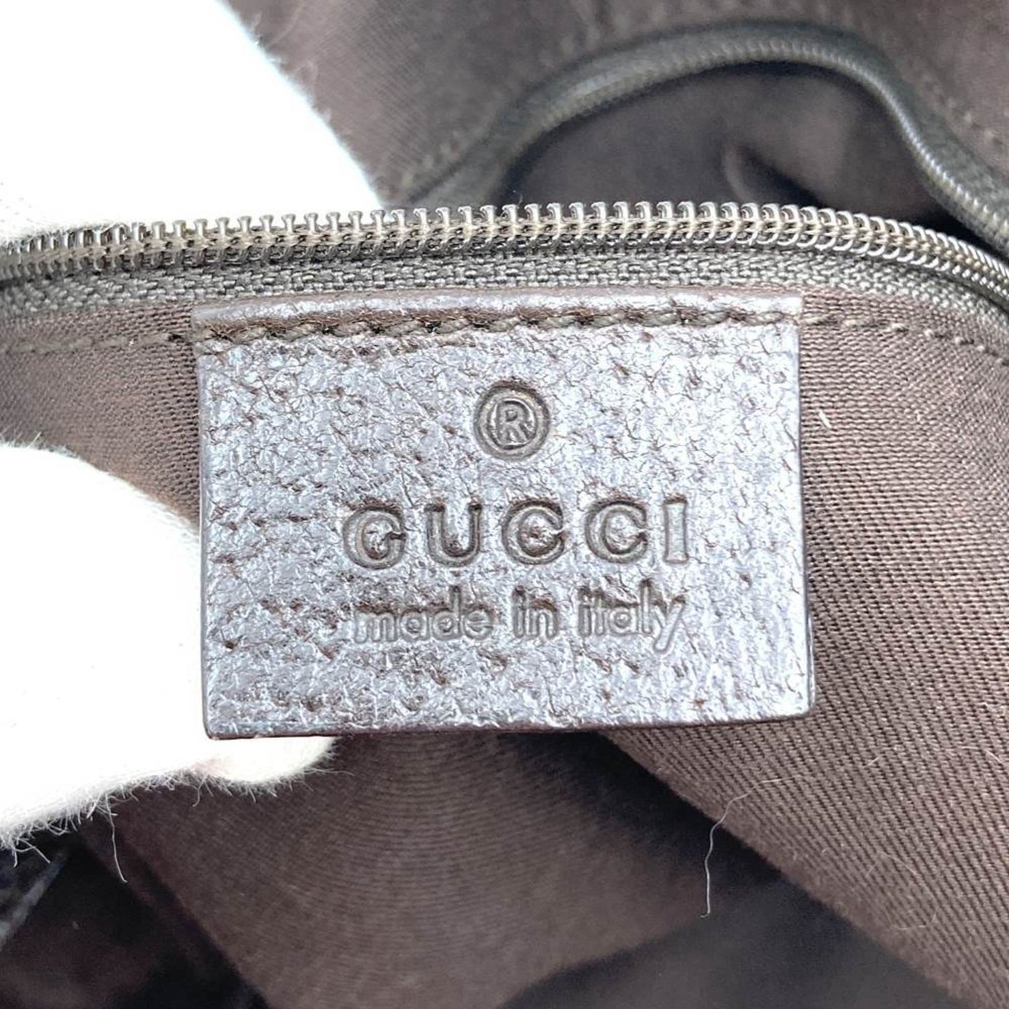 Gucci Gg Canvas Beige Gg Canvas Leather Shoulder Bag Tote Bag ( )
