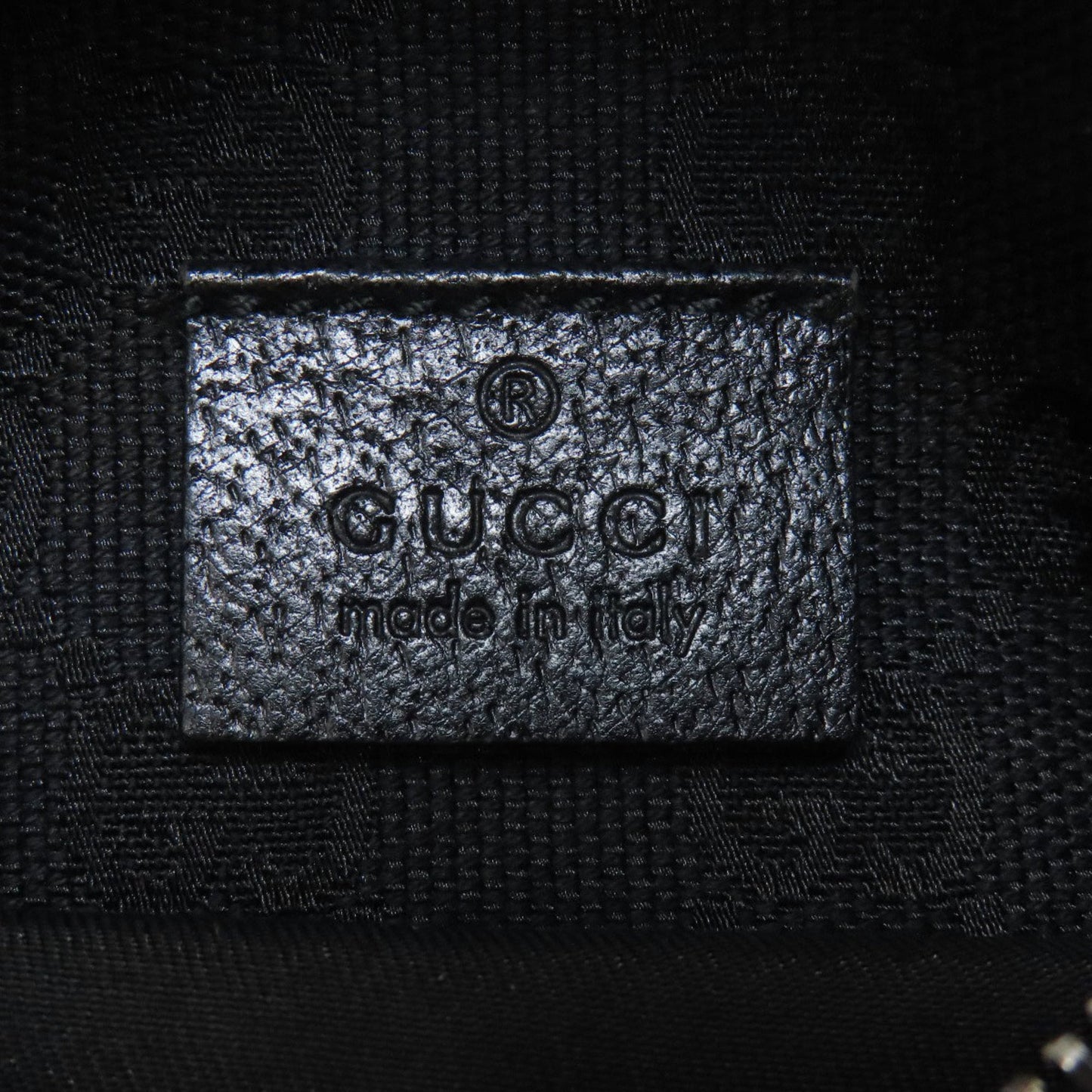Gucci Black Canvas Fanny Pack Sling Bag ( )