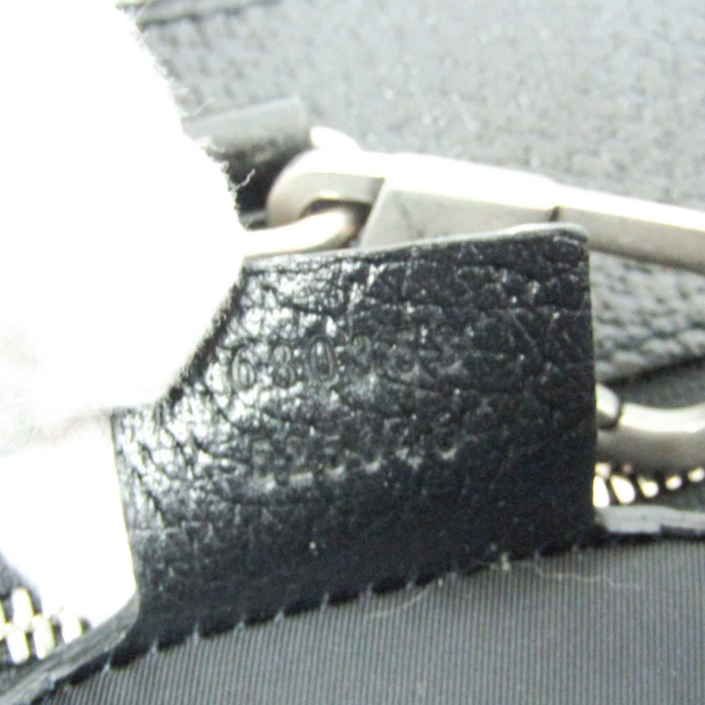 Gucci Black Nylon Canvas Leather Handbag Shoulder Bag ( )