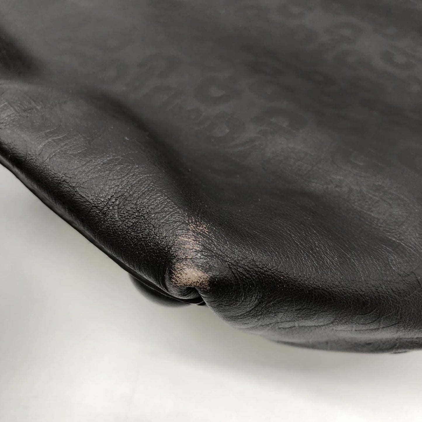 Gucci Horsebit Brown Leather Handbag Tote Bag ( )