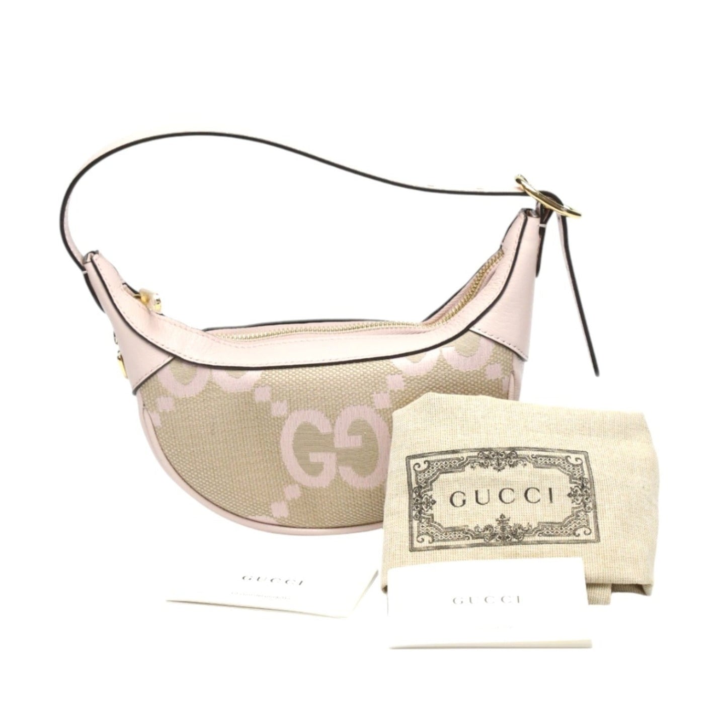 Gucci Pink Gg Canvas Handbag ( )