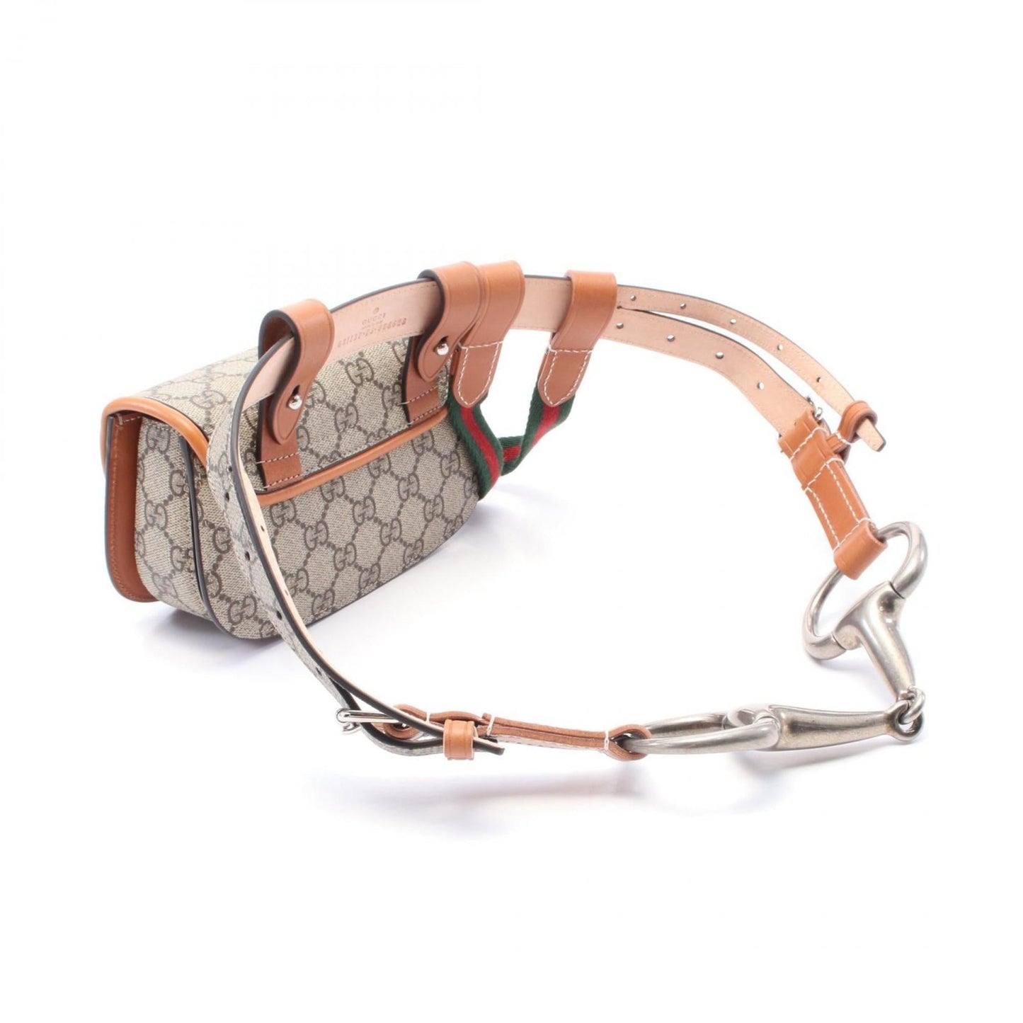 Gucci Bamboo Beige Brown Coated Canvas Fanny Pack ( )