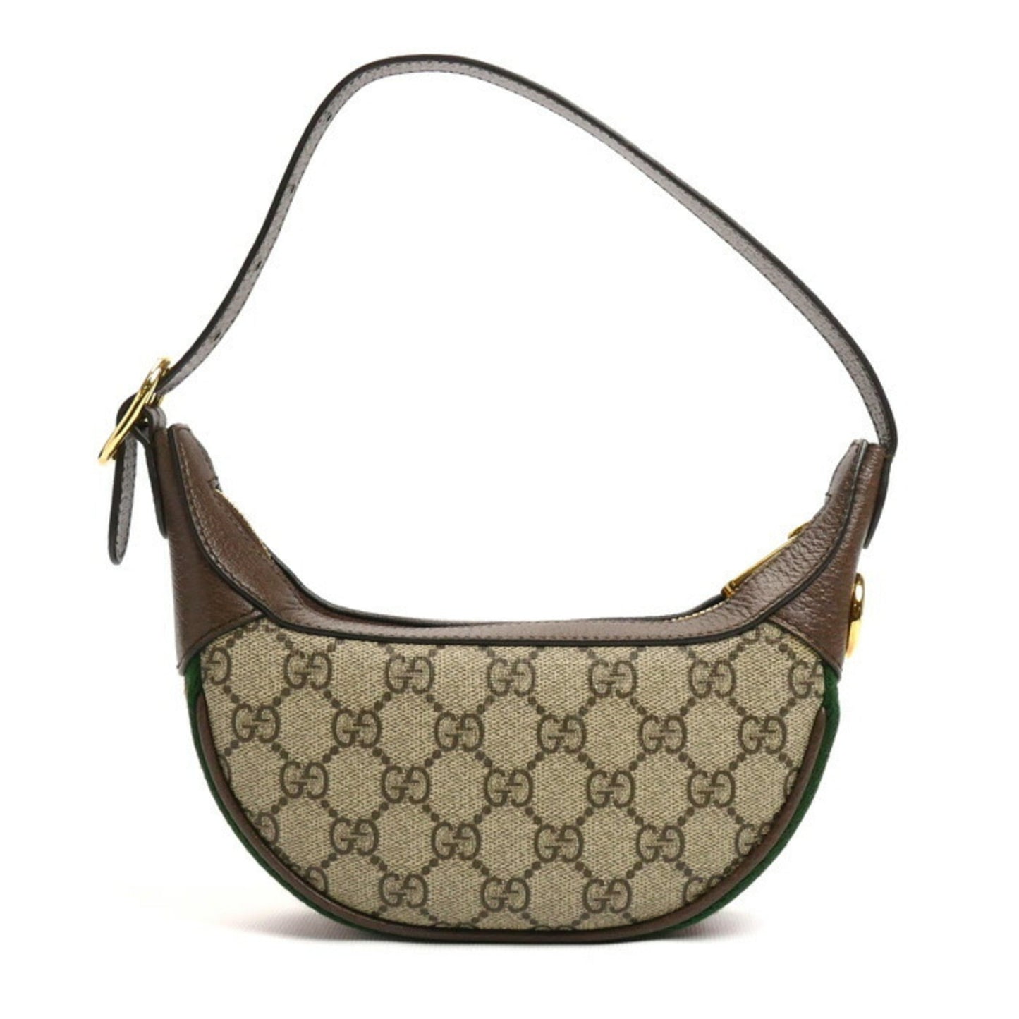 Gucci Beige Gg Supreme Canvas Leather Shoulder Bag ( )