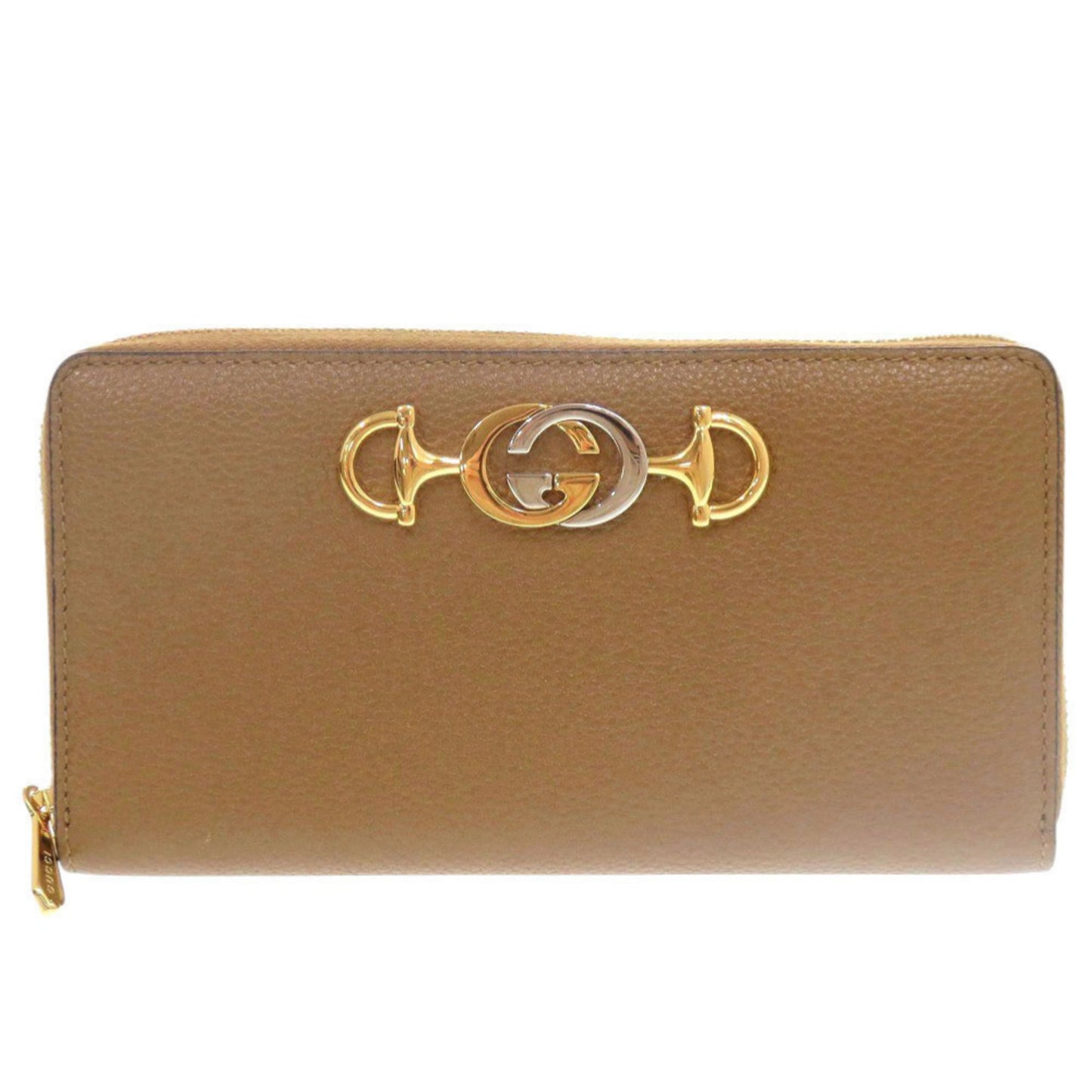 Gucci Brown Leather Long Wallet (Bi-Fold) ( )
