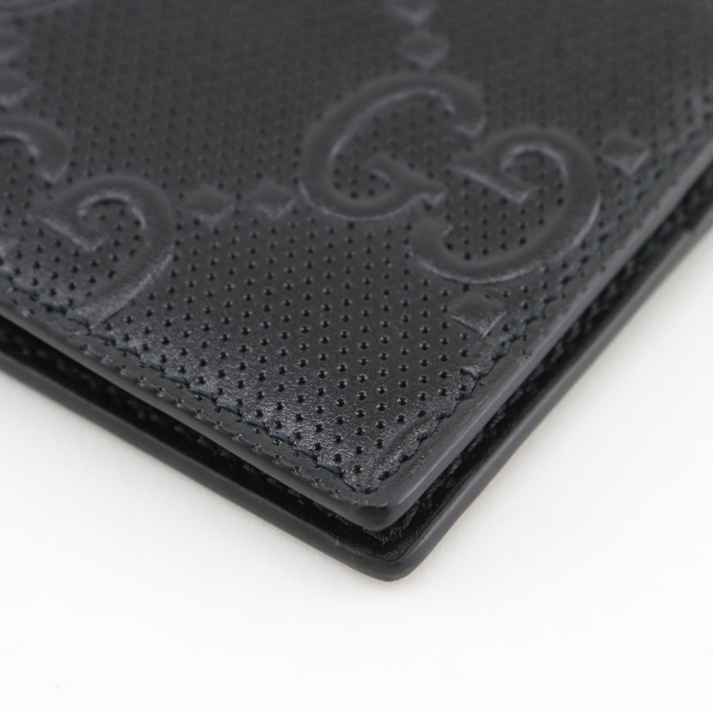 Gucci Black Leather Coin Purse/Coin Case ( )