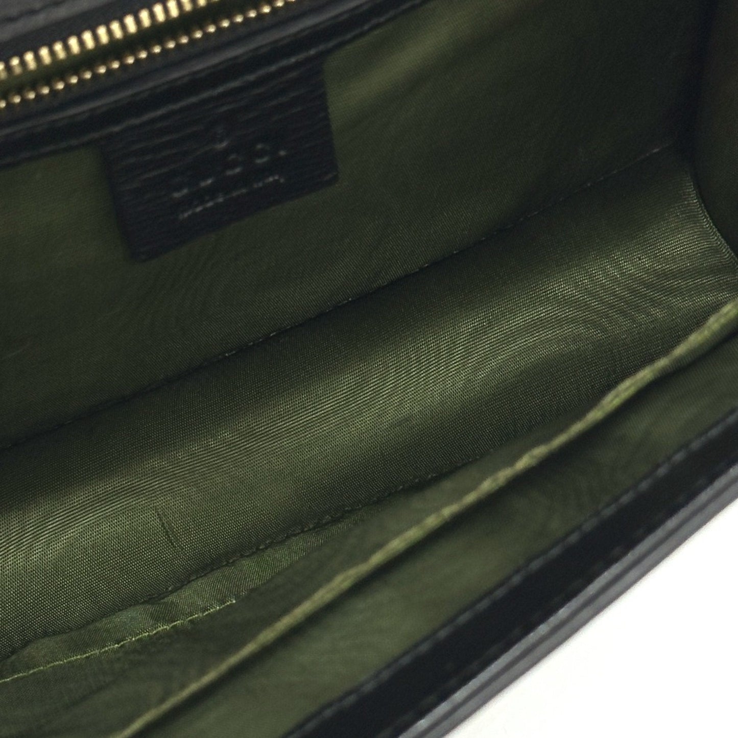 Gucci Black Leather Shoulder Bag ( )