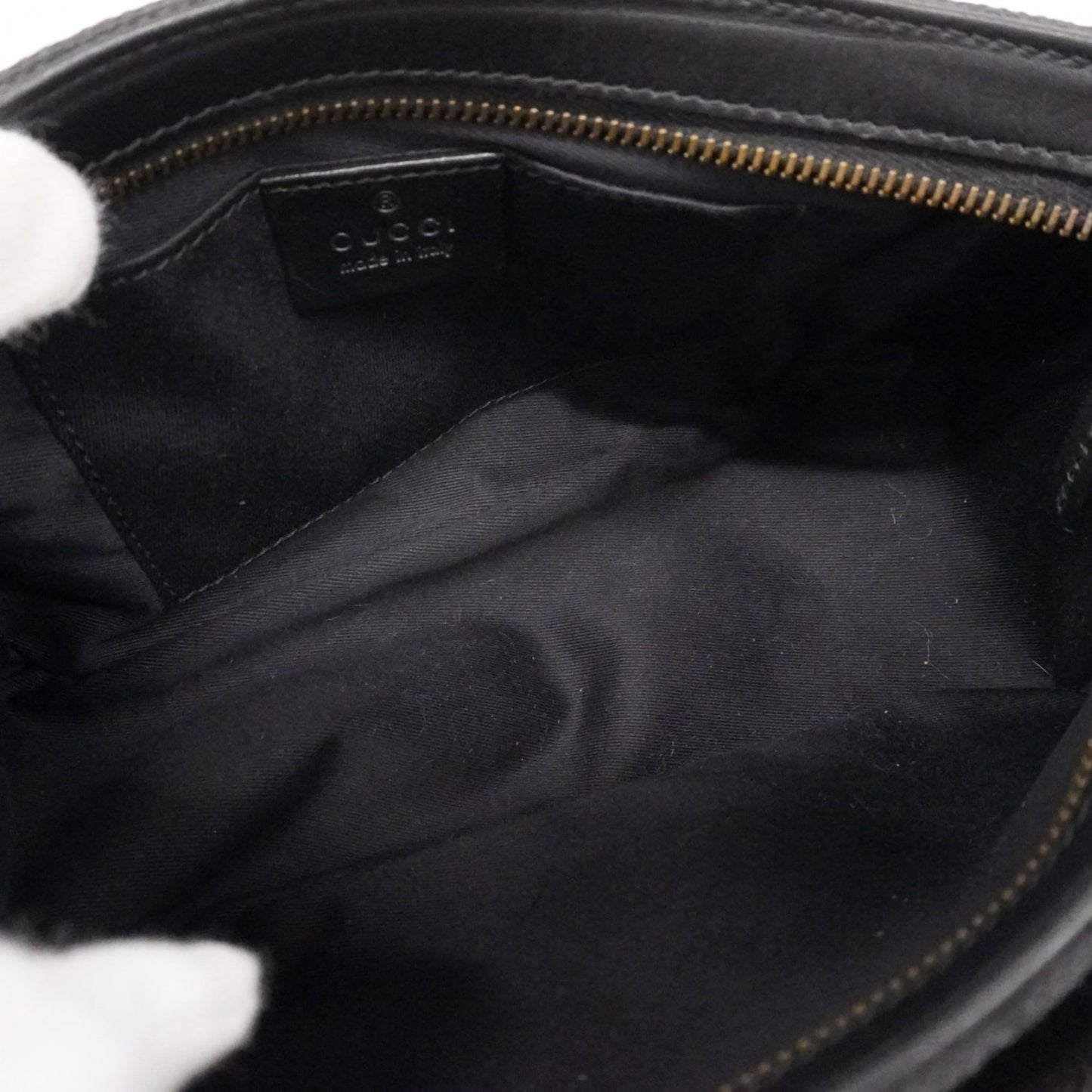 Gucci Black Canvas Pouch ( )