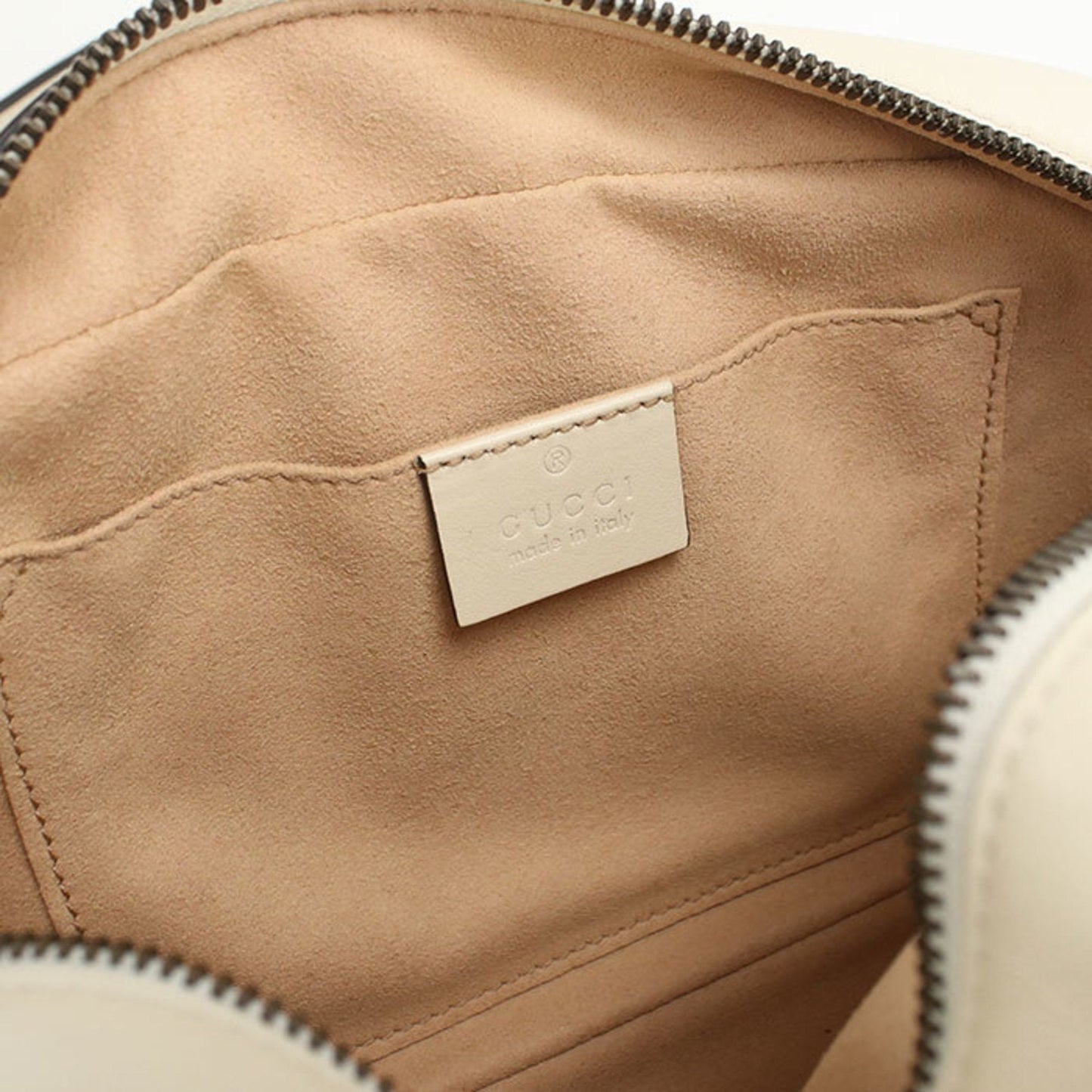 Gucci White Leather Shoulder Bag ( )