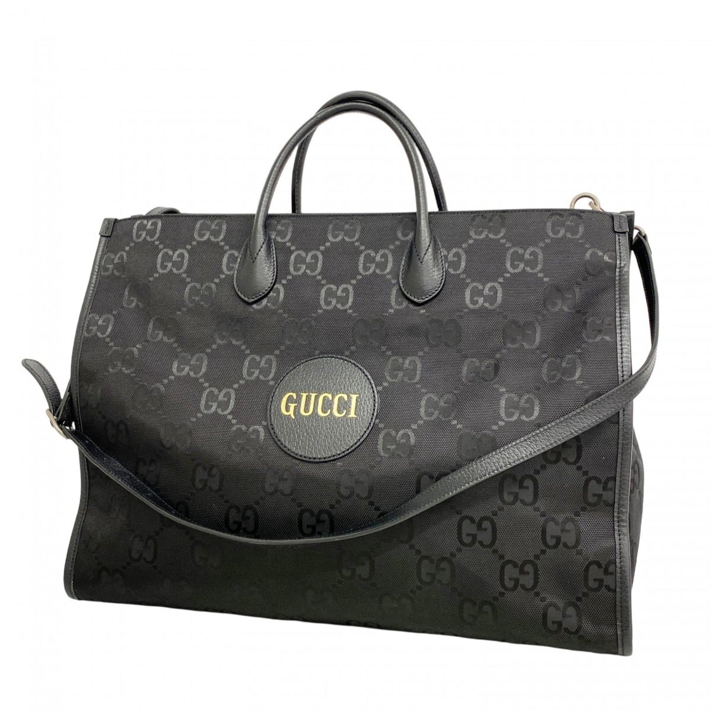 Gucci Black Nylon Tote Bag ( )