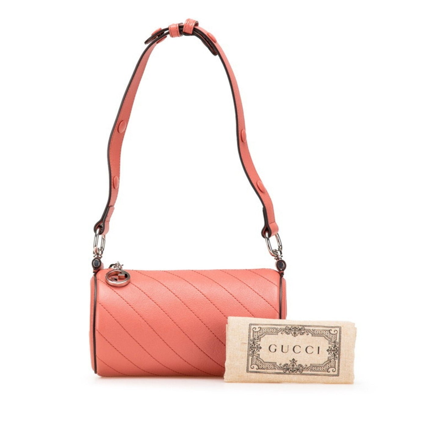 Gucci Pink Leather Shoulder Bag ( )