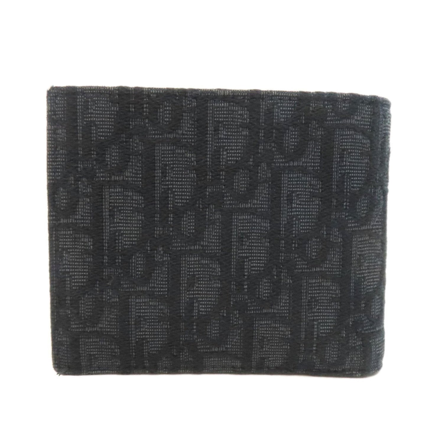 Christian Dior Black Canvas Wallet (Bi-Fold) ()