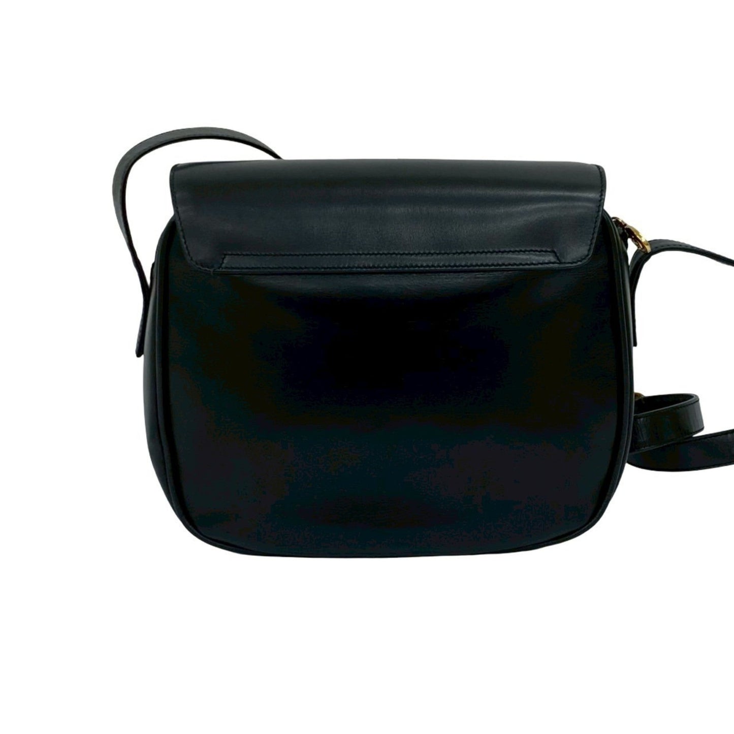 Gucci Black Leather Pochette Shoulder Bag ( )