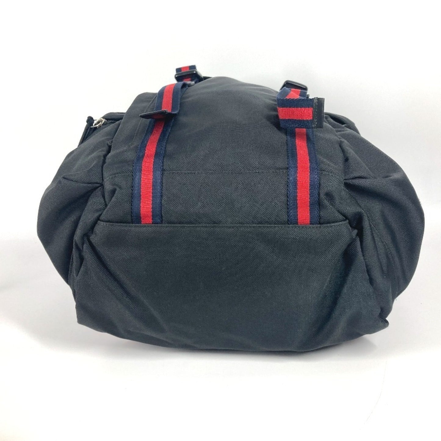 Gucci Sherry Line Black Nylon Canvas Backpack ( )