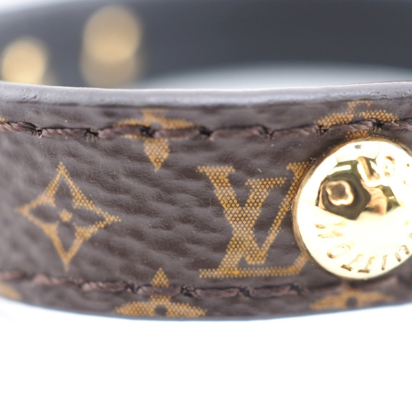 LOUIS VUITTON M6534 Bracelet Blooming Monogram Brown Women's