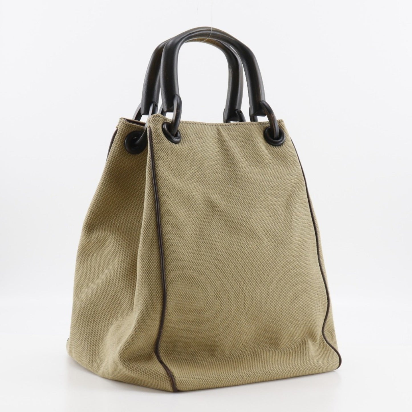 Gucci Beige Canvas Handbag ( )