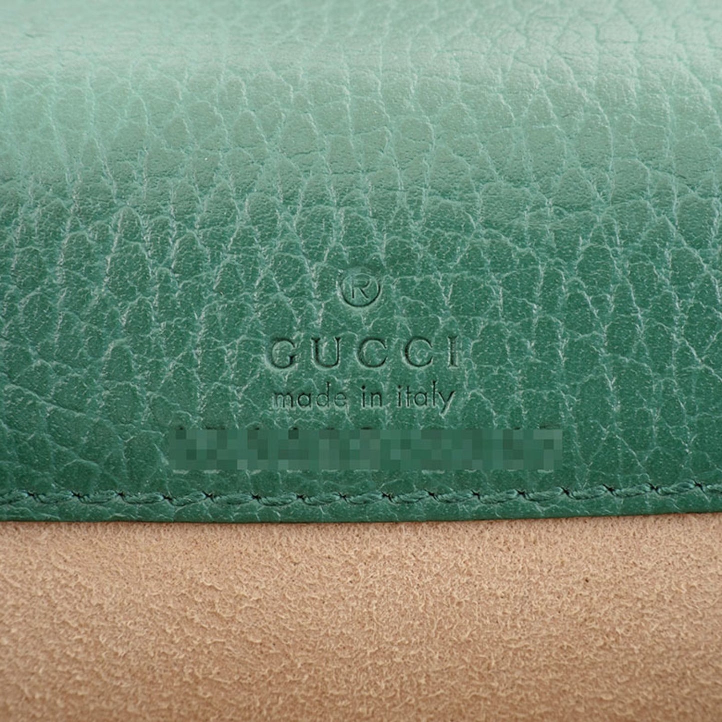 Gucci Green Leather Shoulder Bag ( )