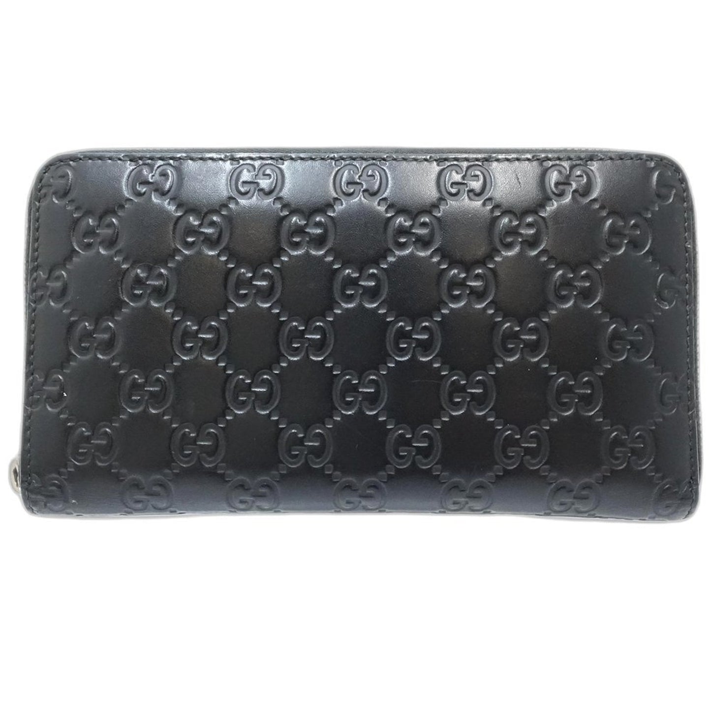 Gucci Black Leather Long Wallet (Bi-Fold) ( )
