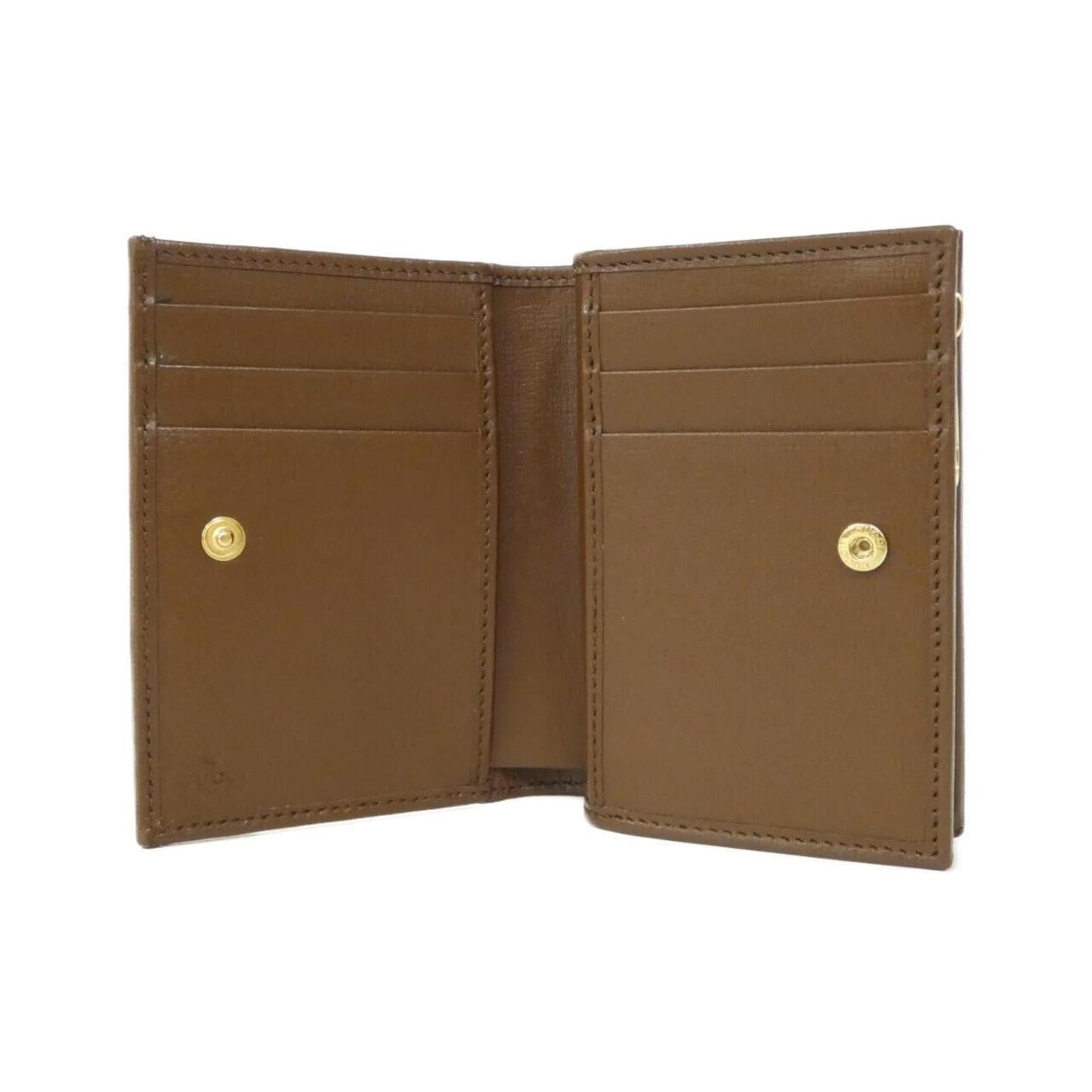 Gucci Beige Brown Gg Supreme Wallet (Bi-Fold) ( )