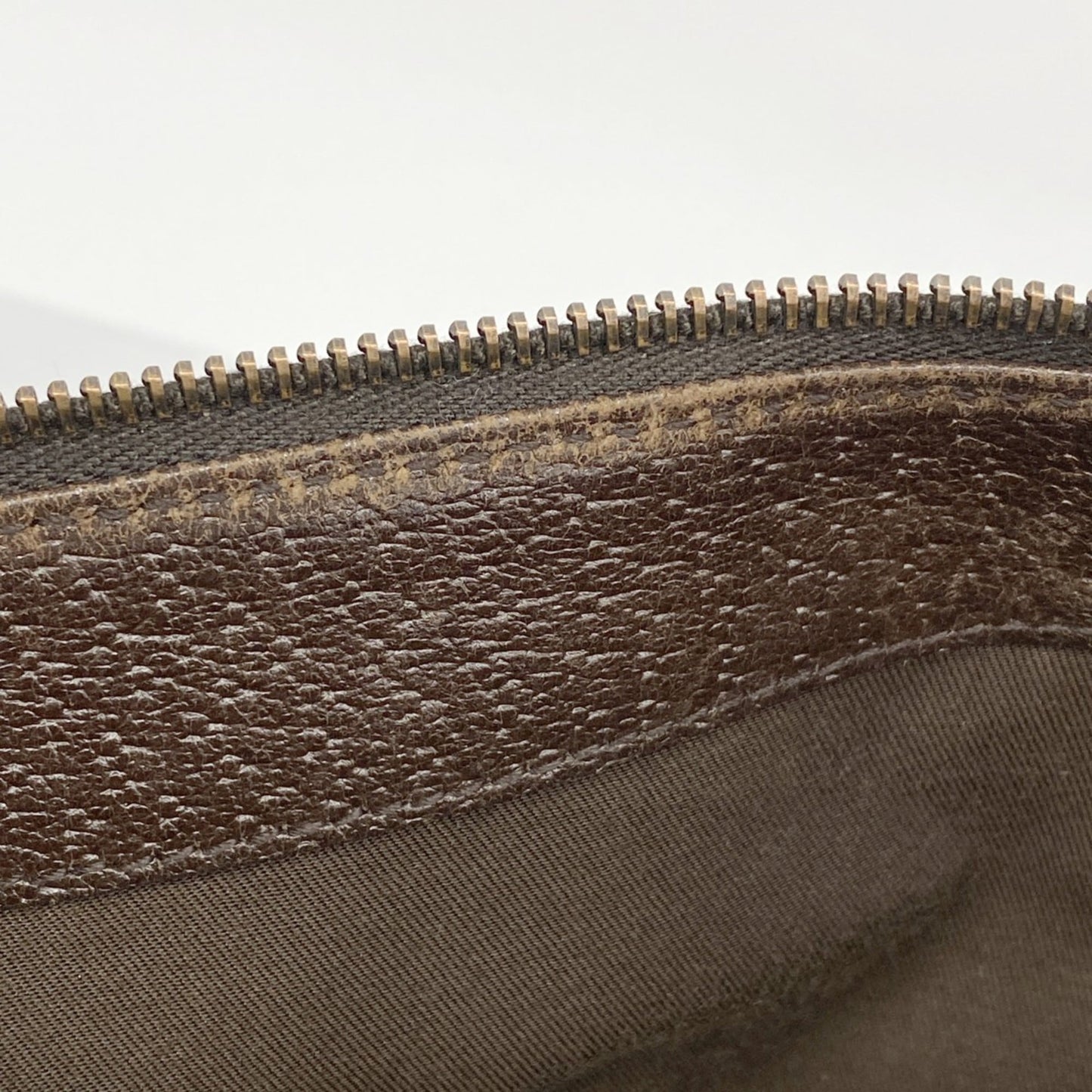 Gucci Brown Canvas Shoulder Bag ( )