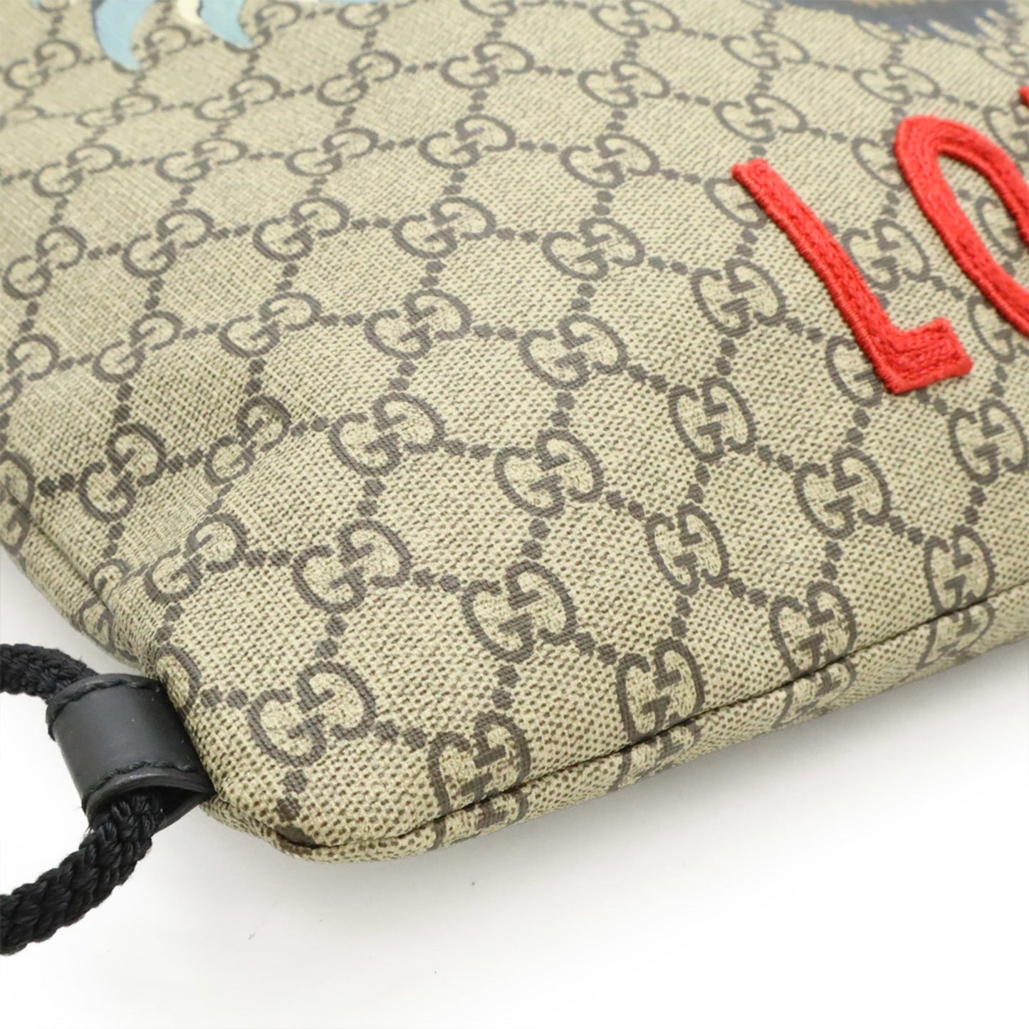 Gucci Beige Dark Brown Multi-Color Gg Supreme Leather/Webbing Backpack ( )
