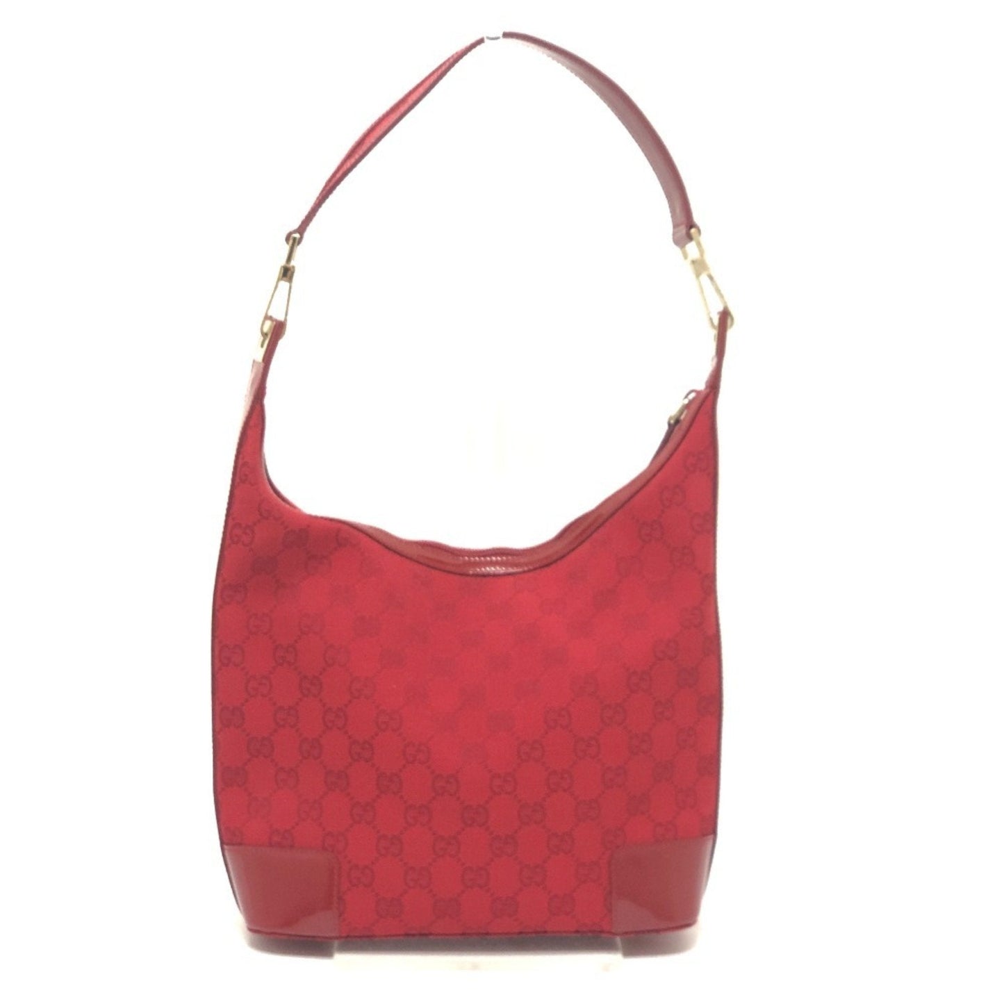Gucci Gg Canvas Red Color Gg Canvas Handbag Shoulder Bag ( )