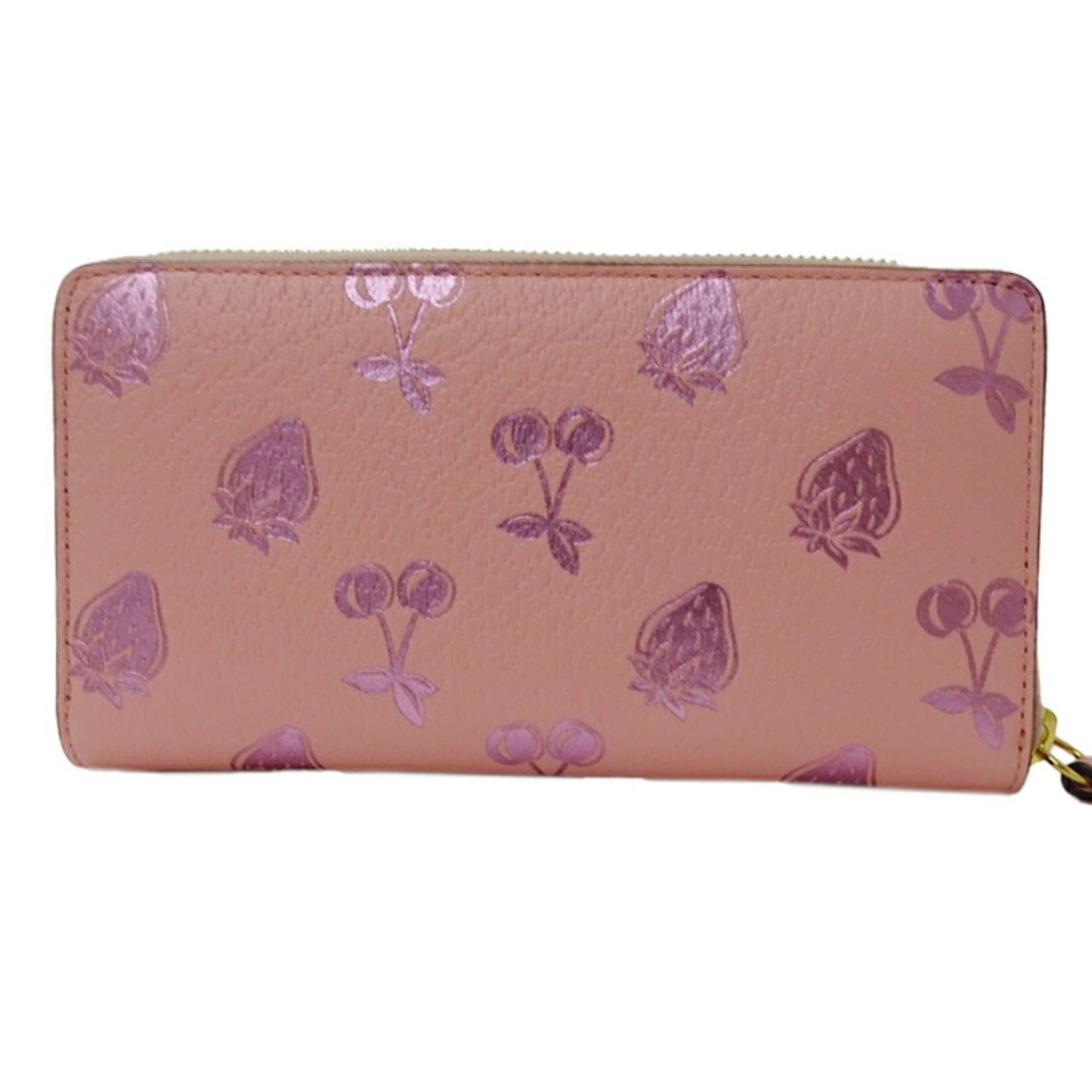 Gucci Pink Leather Long Wallet (Bi-Fold) ( )