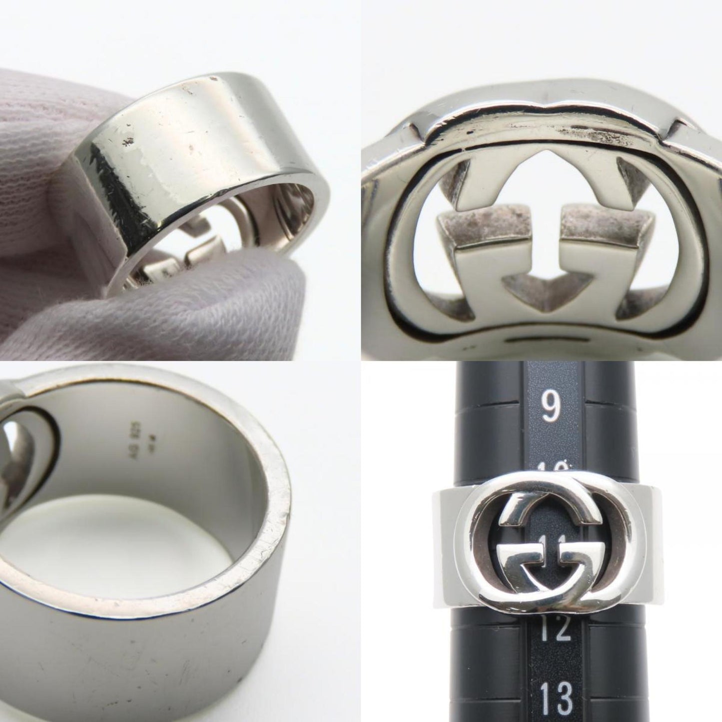Gucci Silver Silver 925 Band Ring ( )