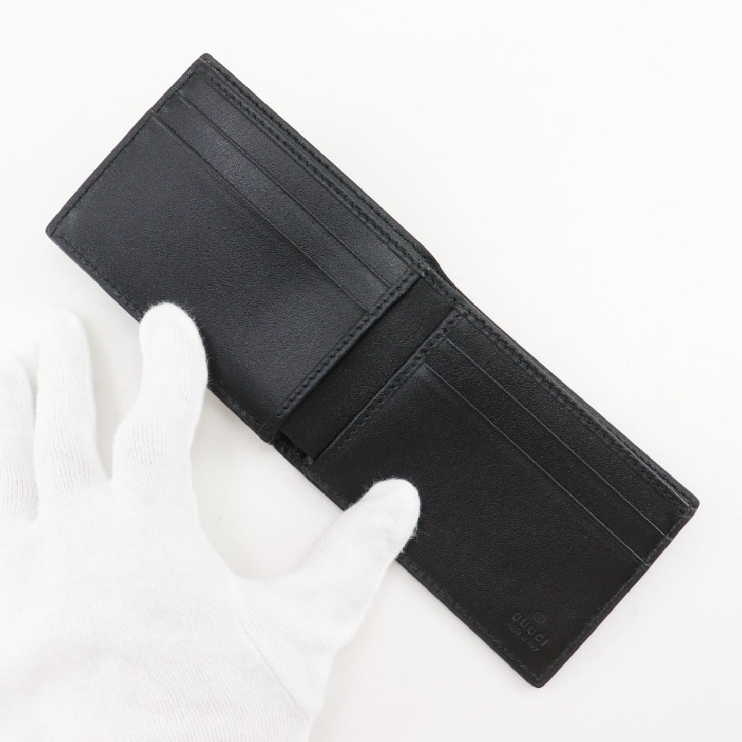 Gucci Black Leather Coin Purse/Coin Case ( )