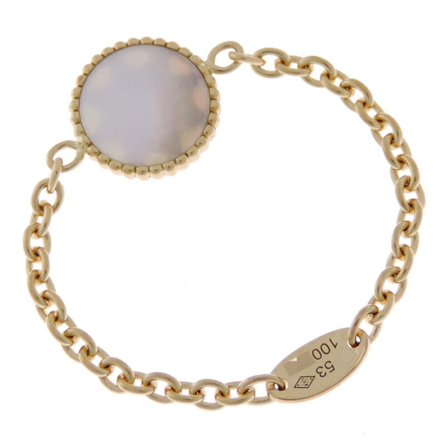 Christian Dior Gold White Yellow Gold (18K) Band Ring ()