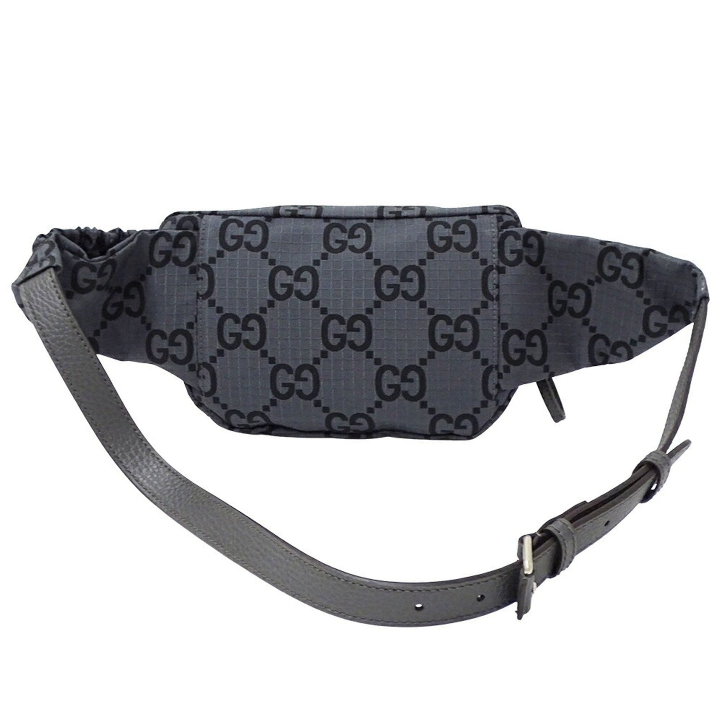 Gucci Black Gray Polyester Sling Bag ( )