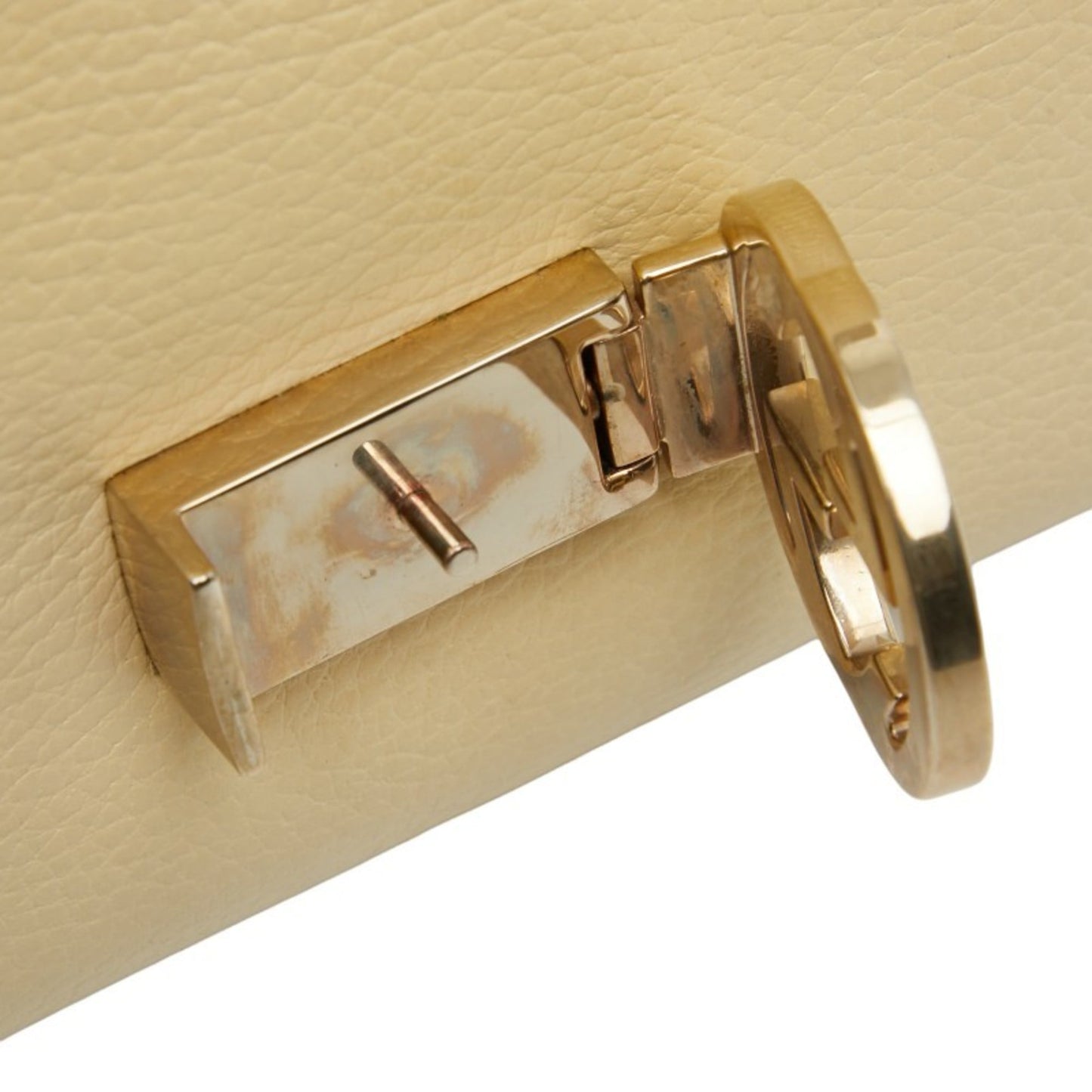 Gucci Beige Ivory Leather Shoulder Bag ( )