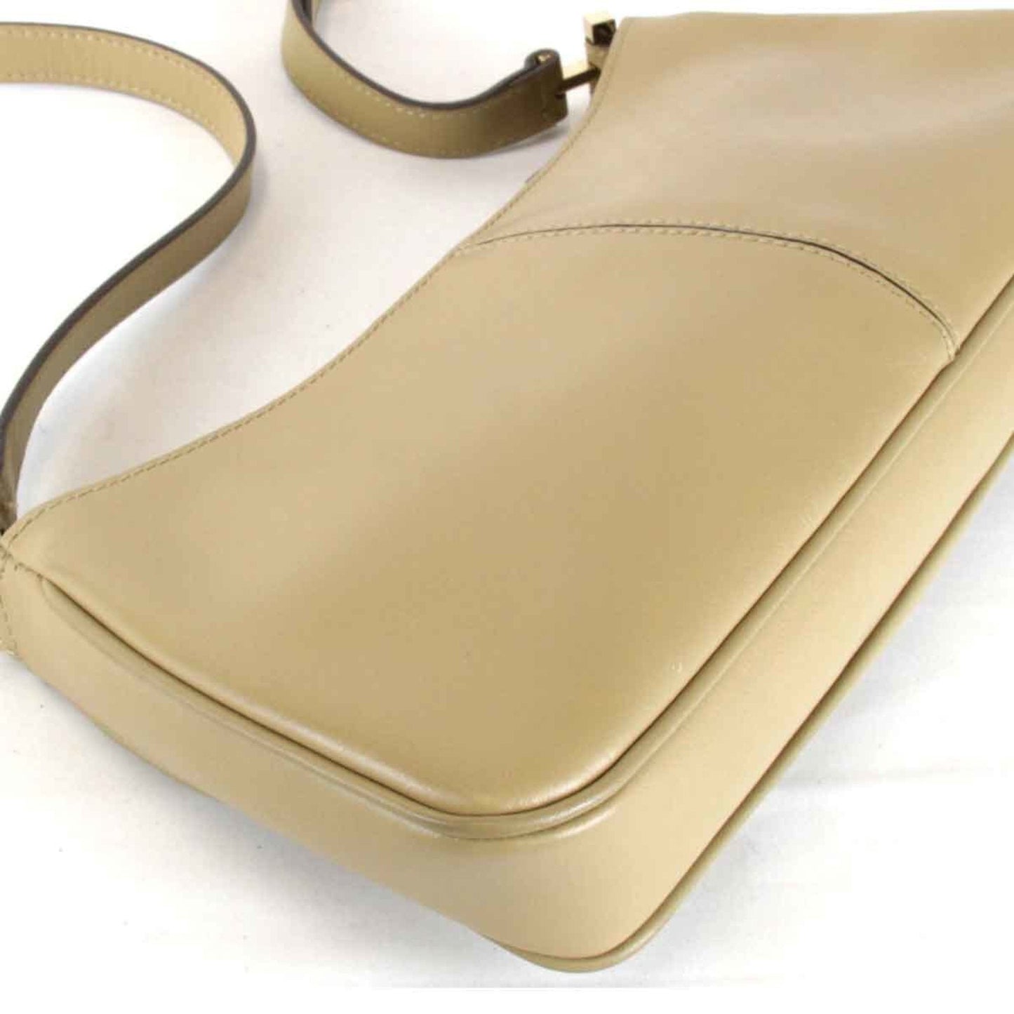 Gucci Beige Leather Shoulder Bag ( )