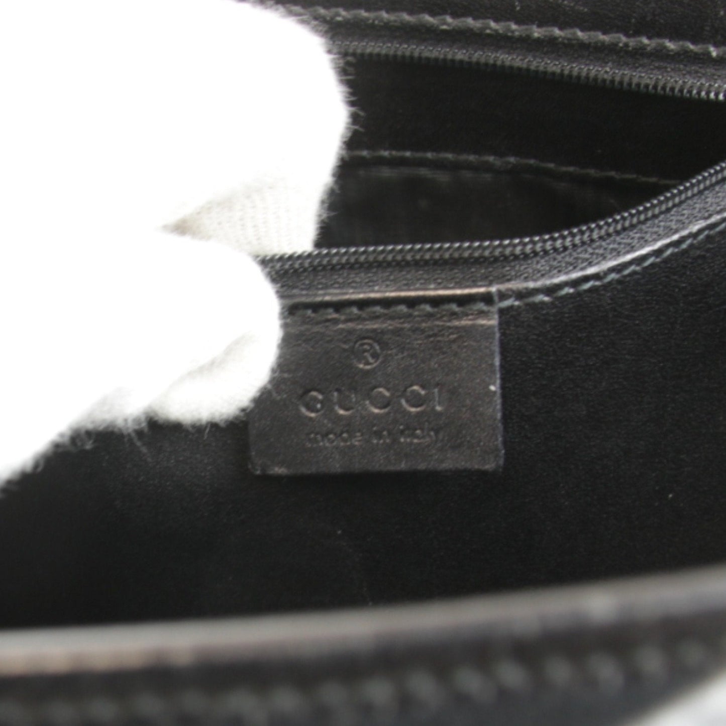 Gucci Black Satin Tote Bag ( )