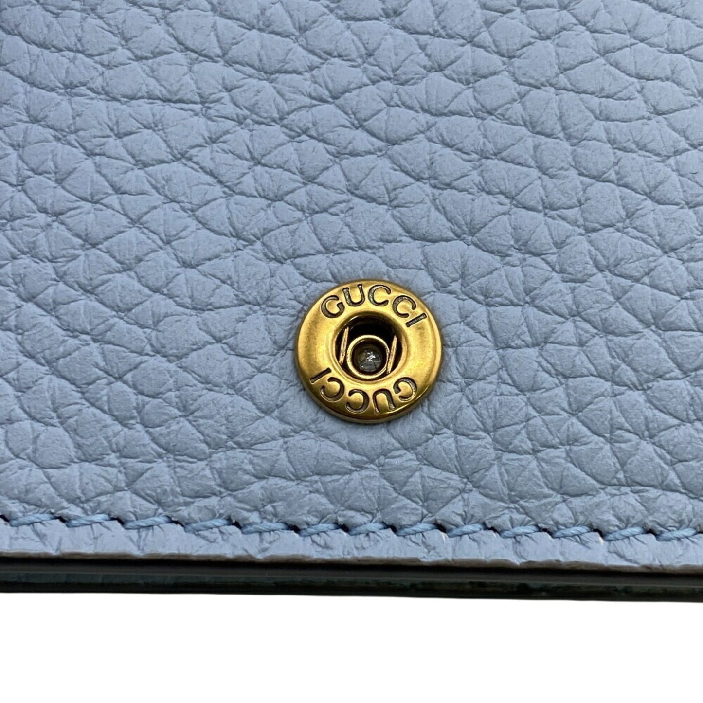 Gucci Blue Leather Wallet (Bi-Fold) ( )