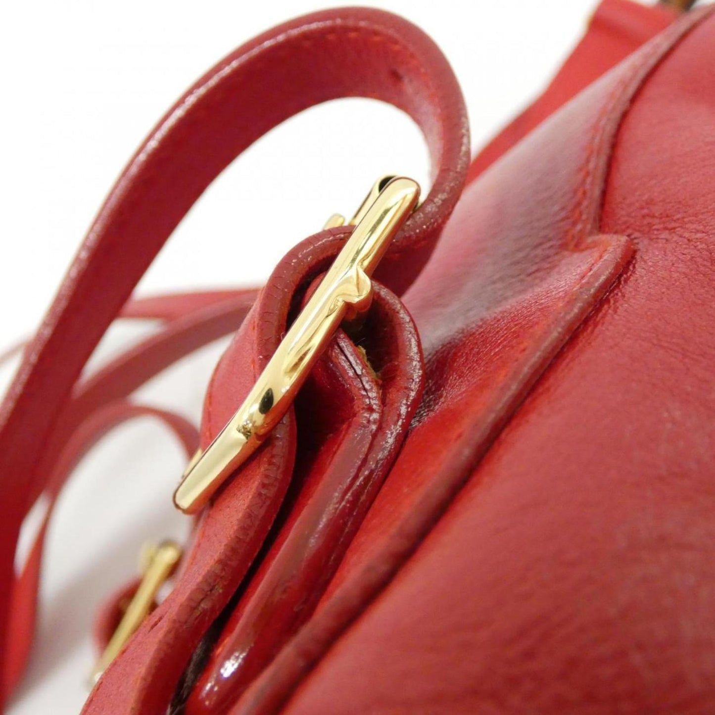 Gucci Red Color Leather Backpack ( )