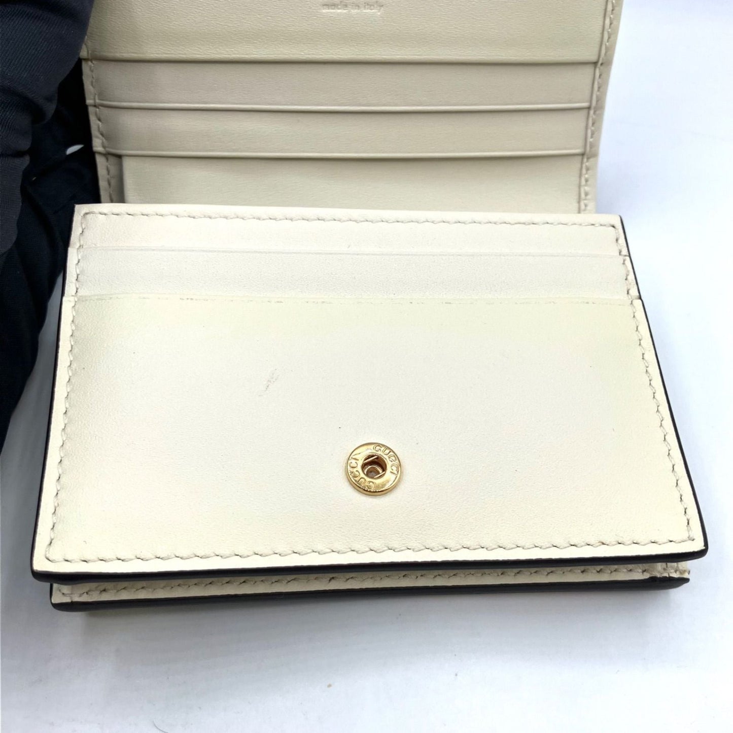 Gucci Beige Gg Supreme Wallet (Bi-Fold) ( )
