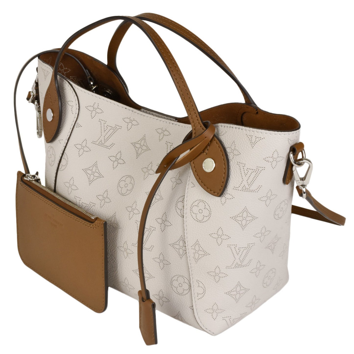 LOUIS VUITTON Hina PM Monogram Mahina Blume Leather Handbag Shoulder Bag M55551