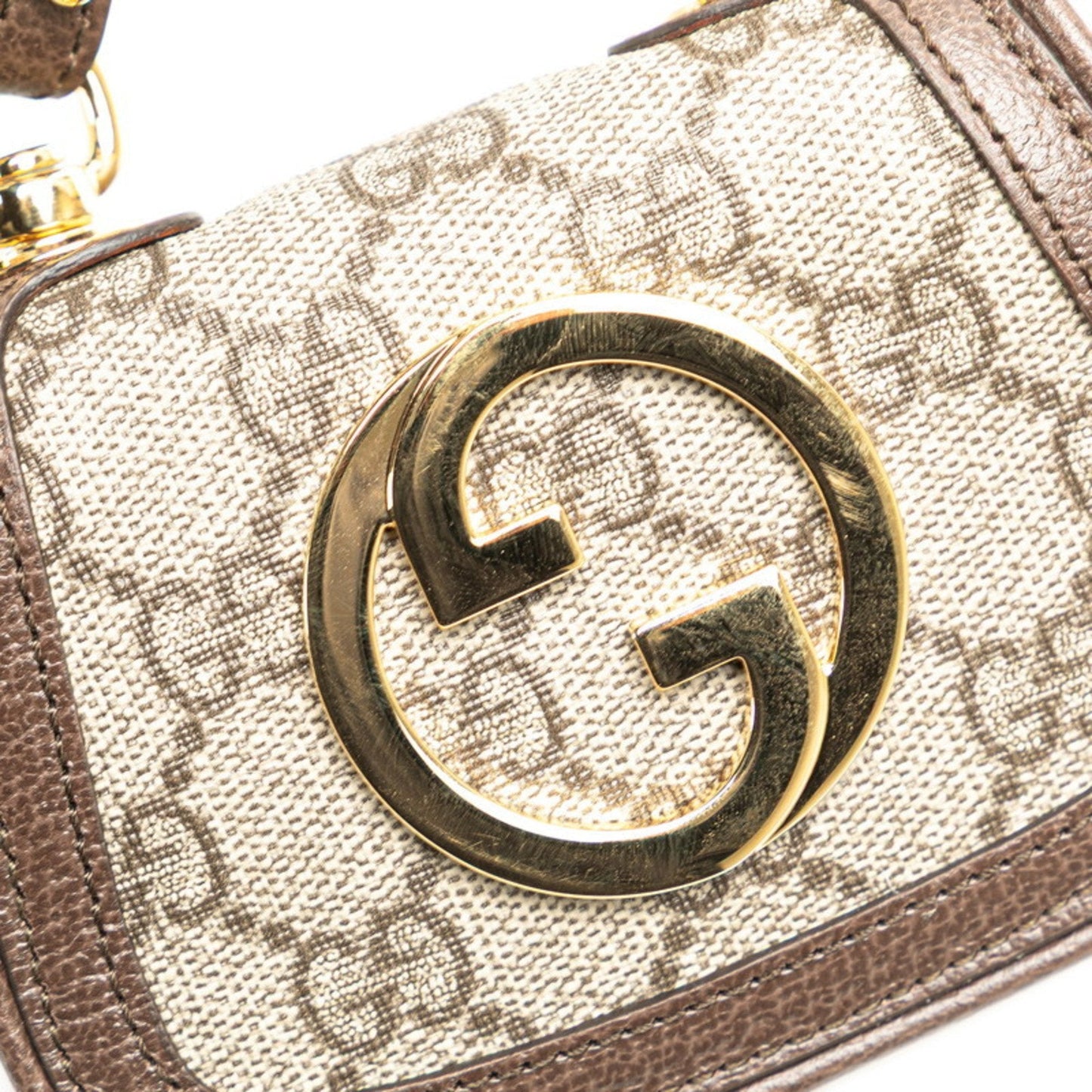 Gucci Brown Pvc Leather Shoulder Bag ( )