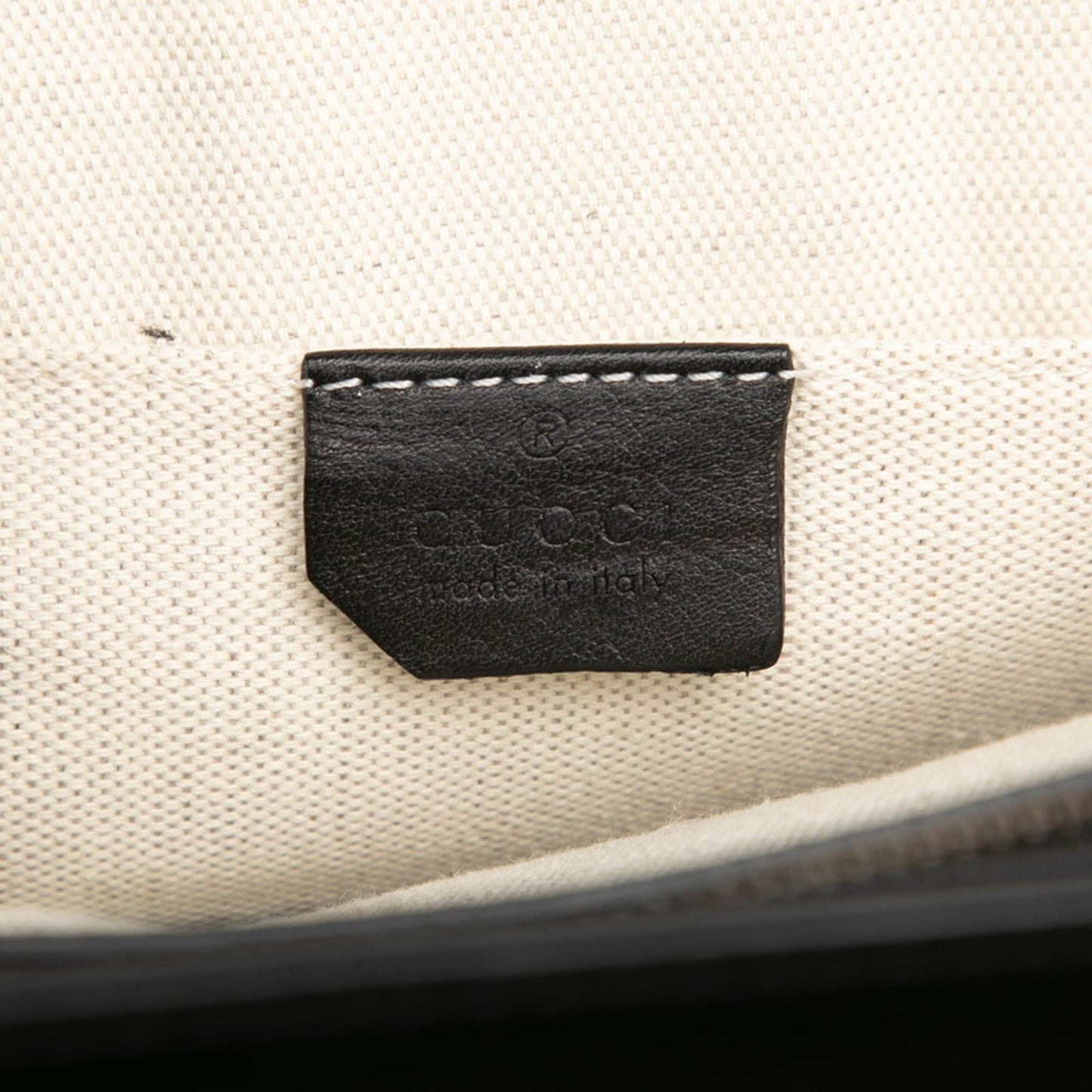 Gucci Black Green Red Color Leather Handbag Shoulder Bag ( )