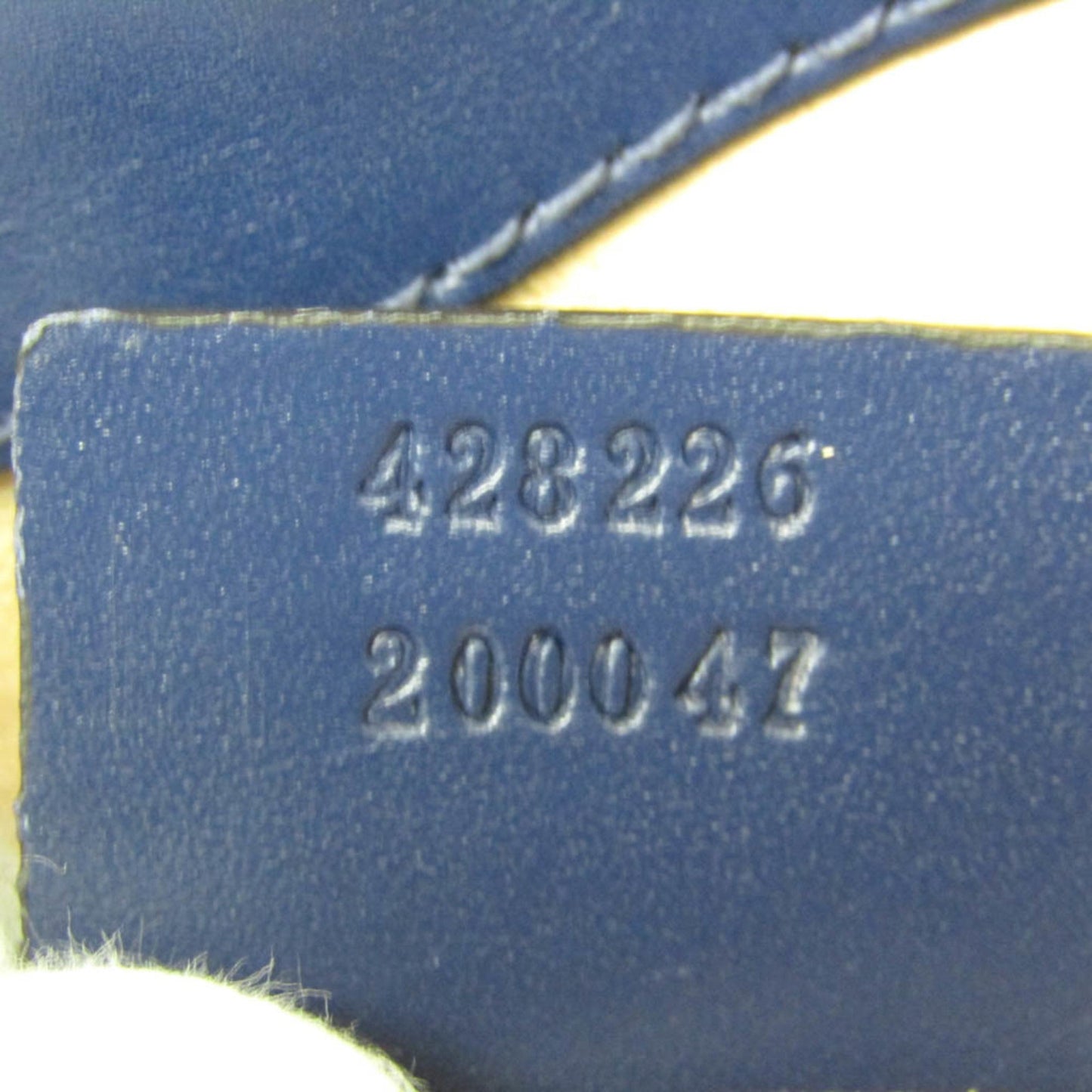 Gucci Guccissima Blue Leather Handbag Shoulder Bag ( )