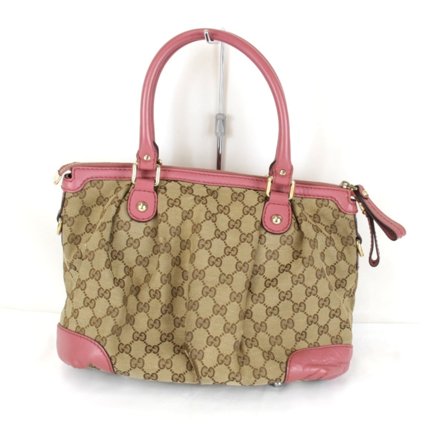 Gucci Brown Gg Canvas Shoulder Bag ( )