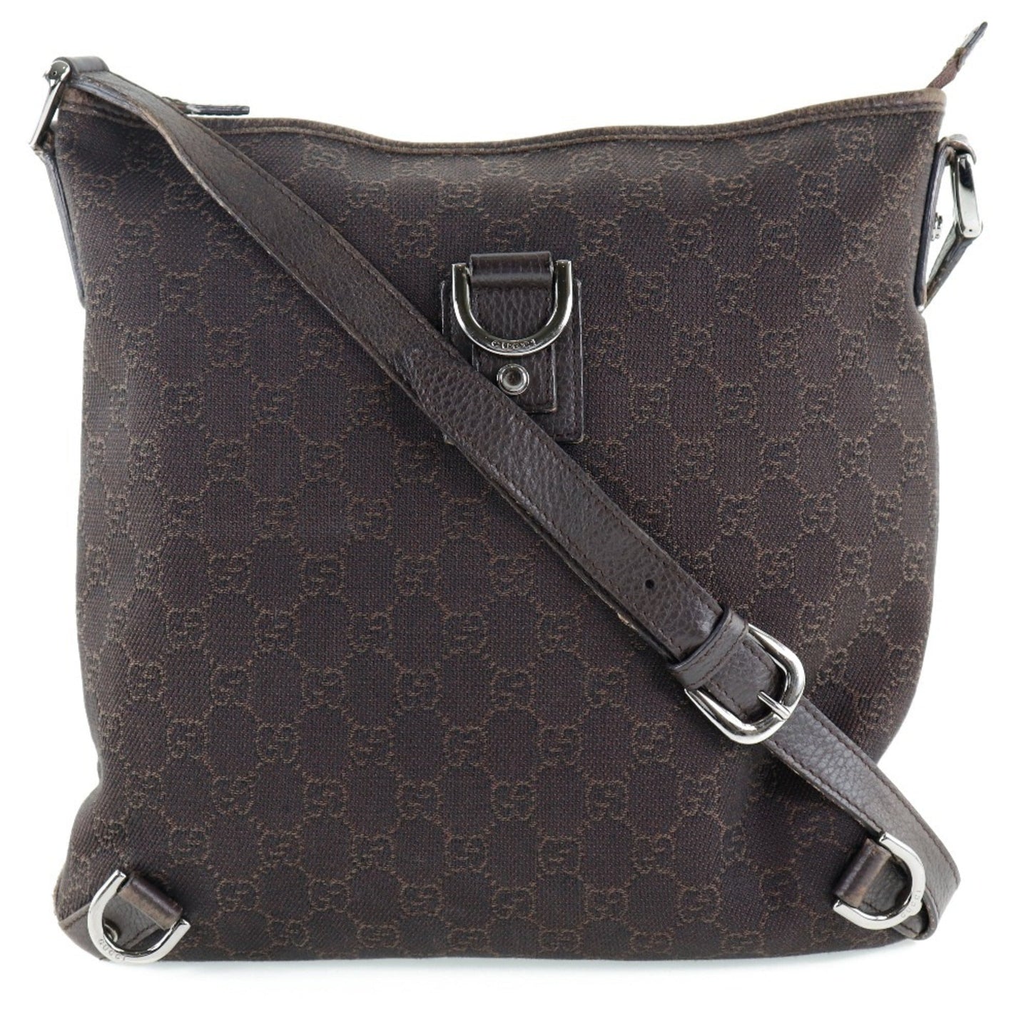 Gucci Abbey Brown Gg Canvas Shoulder Bag ( )