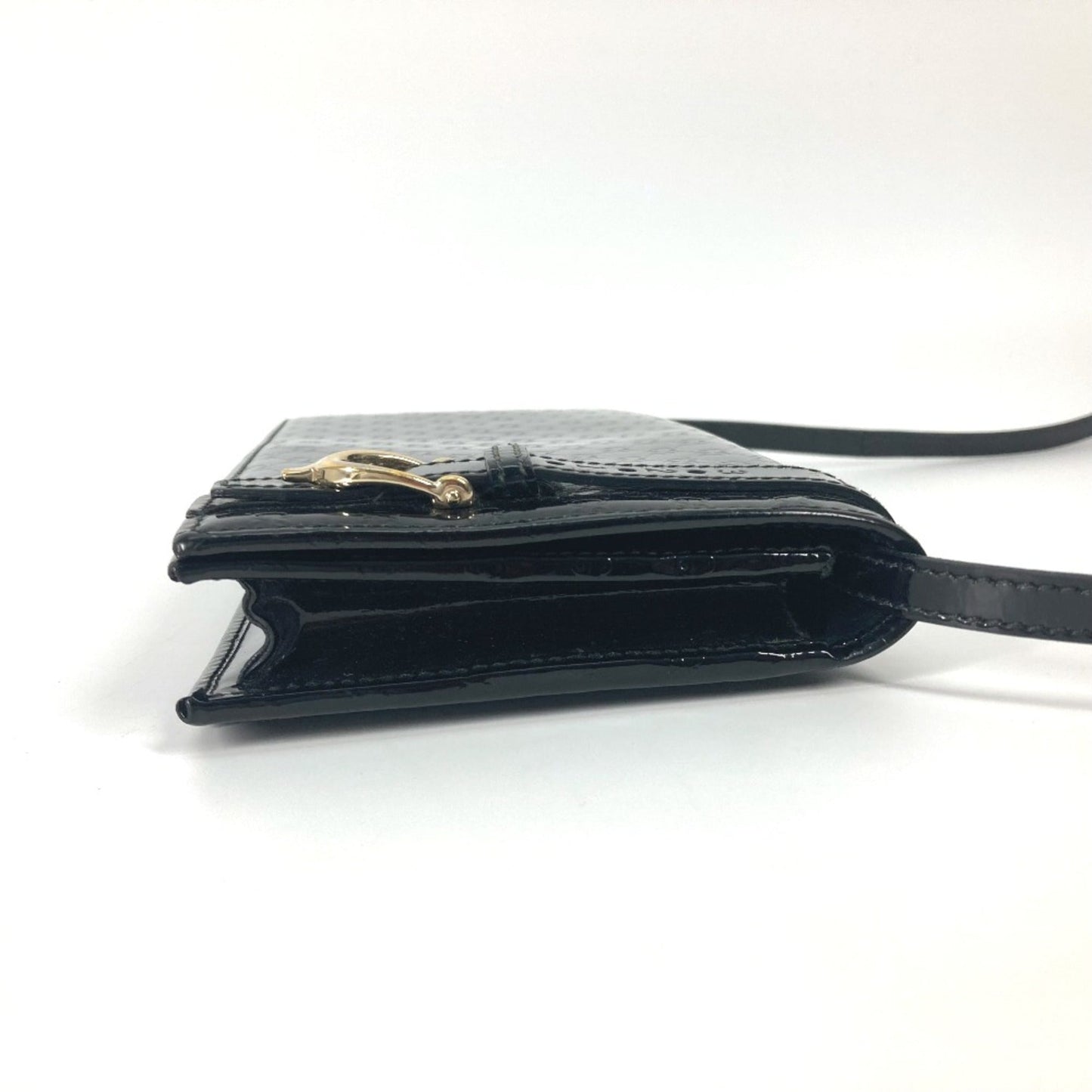 Gucci Black Patent Leather Shoulder Bag ( )